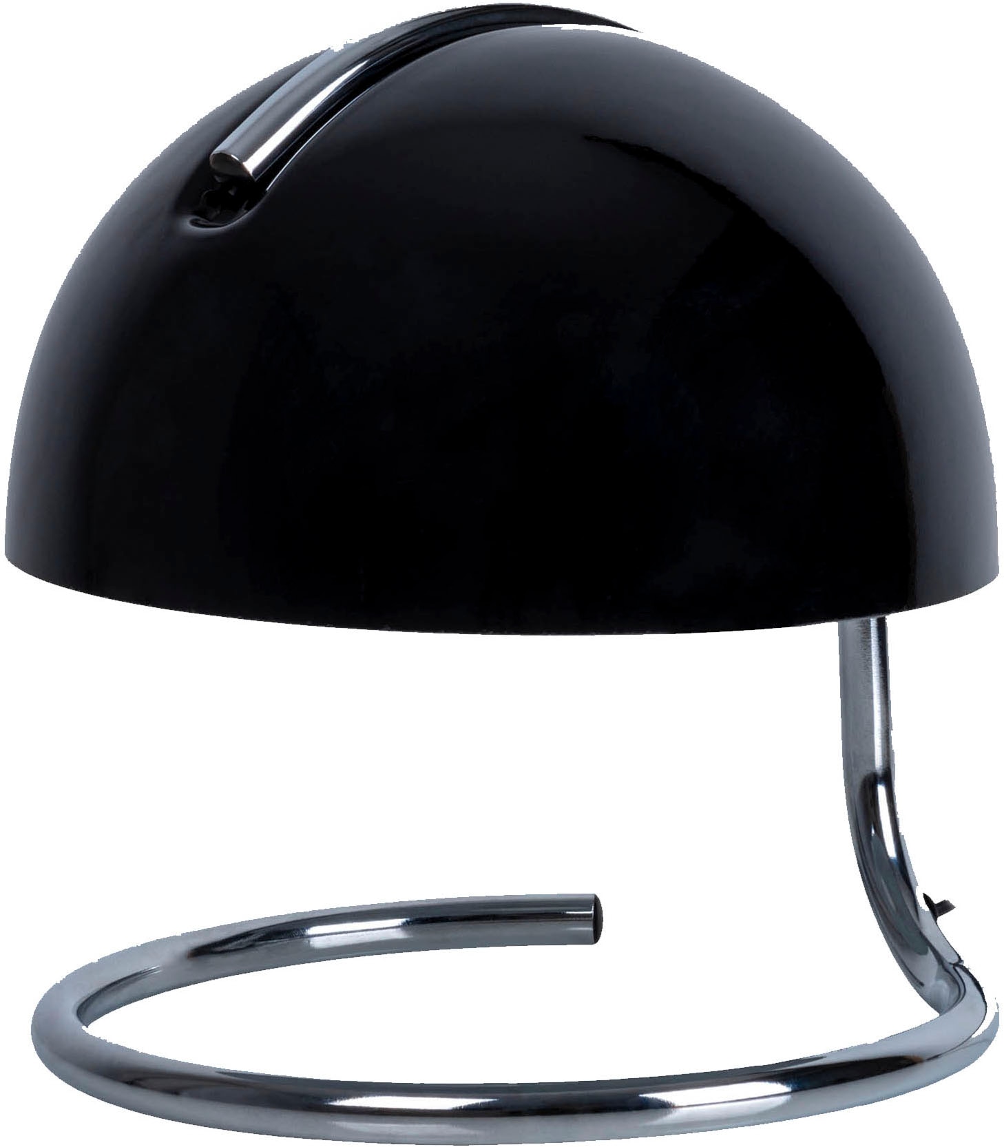 näve Tischleuchte »Burano« E27 1 Stk. halbkugelförmiger Glasschirm, 1x E27, Zuleitung schwarz 150cm