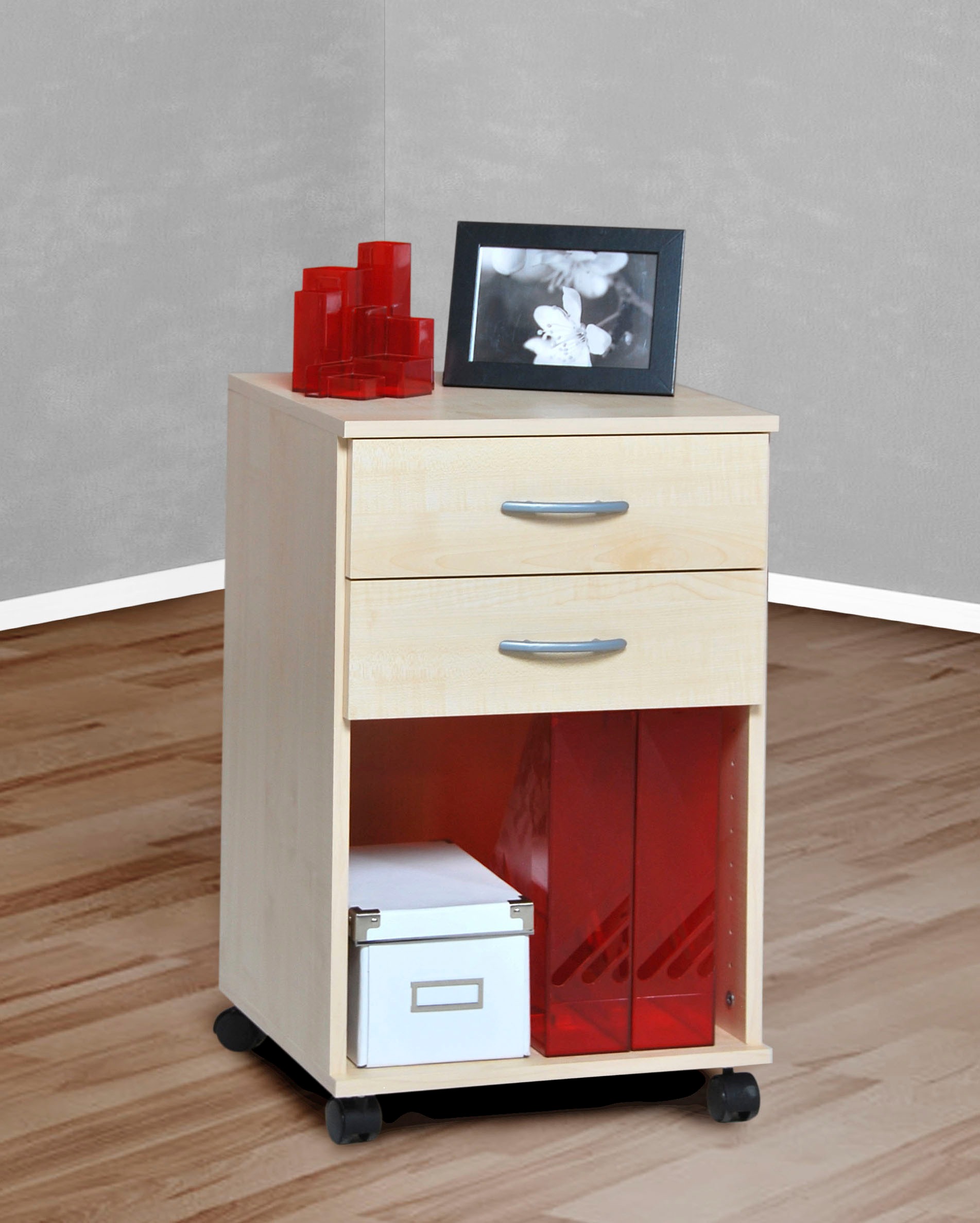 VOGL Möbelfabrik Rollcontainer »Barrie, Bürocontainer,«, (1 St.), verschiedene Ausführungen, mit Schubladen, Höhe 67 cm, Made in Germany