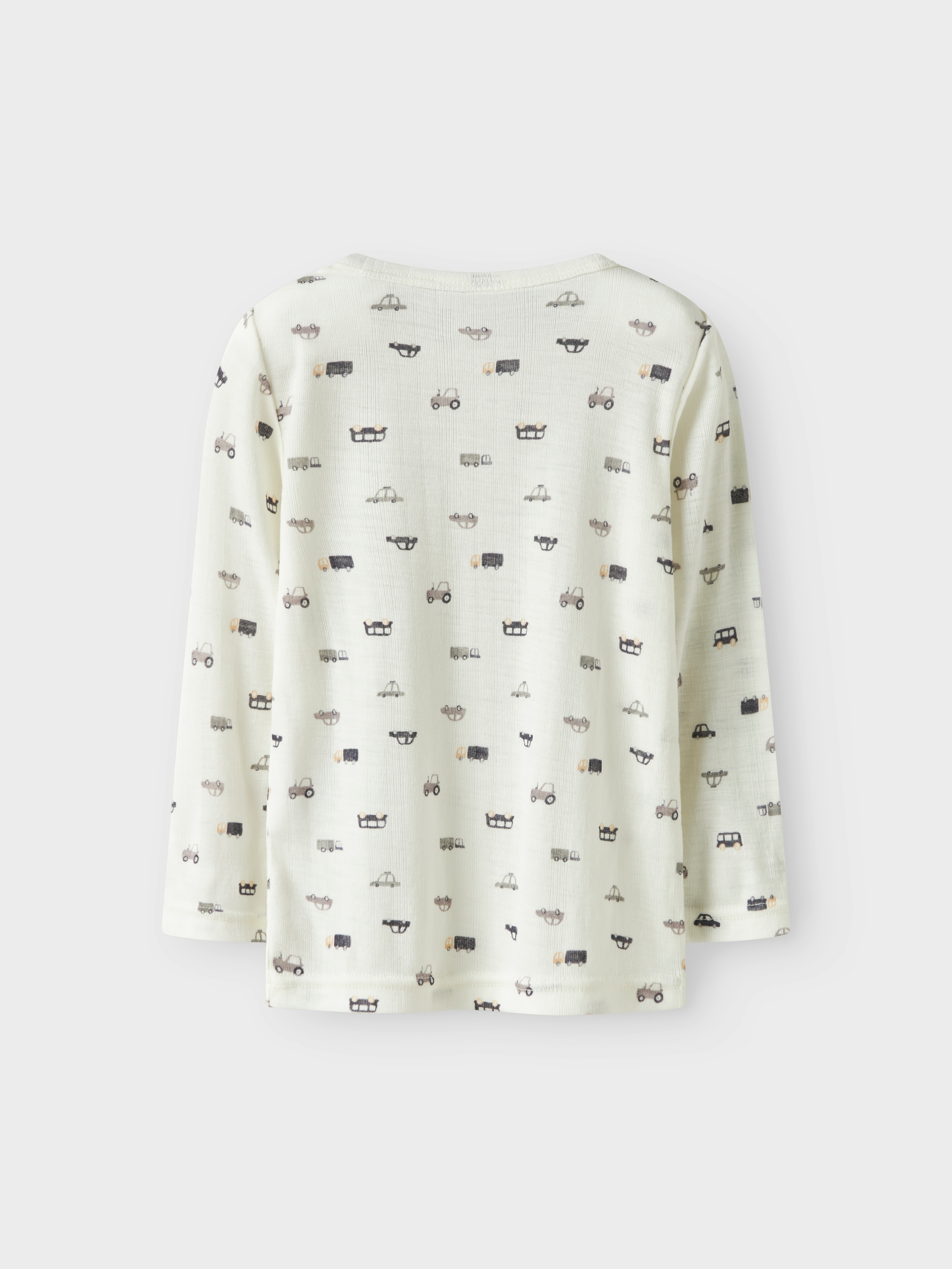 Name It Langarmshirt »NMMWANG WOOL NEEDLE LS TOP NOOS« Wolle, regular fit