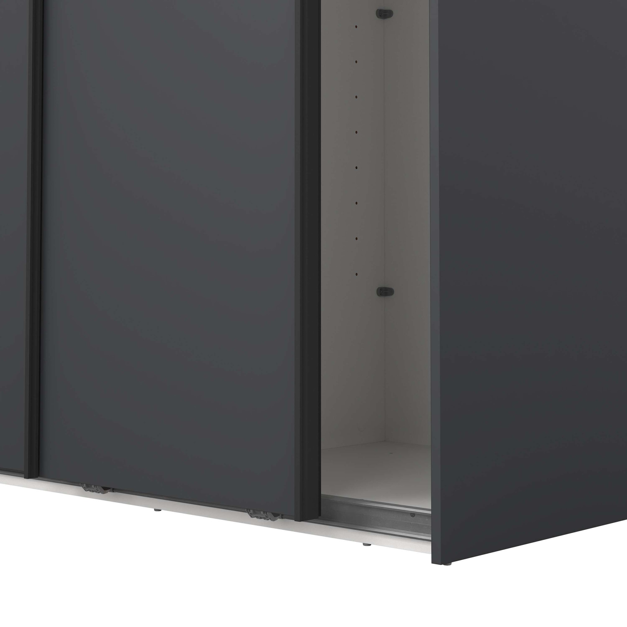 Home affaire Schwebetürenschrank »Como, Kleiderschrank, Schlafzimmerschrank« Schwebetüren, Kleiderstange, Einlegeboden (Breite 118,5/178,5/244 cm)