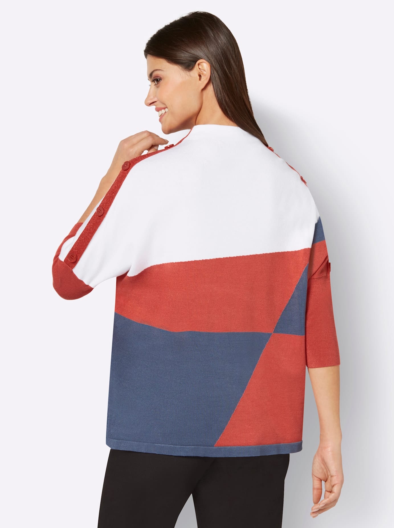 creation L 3/4 Arm-Pullover »Lyocell-Viskose-Pullover«