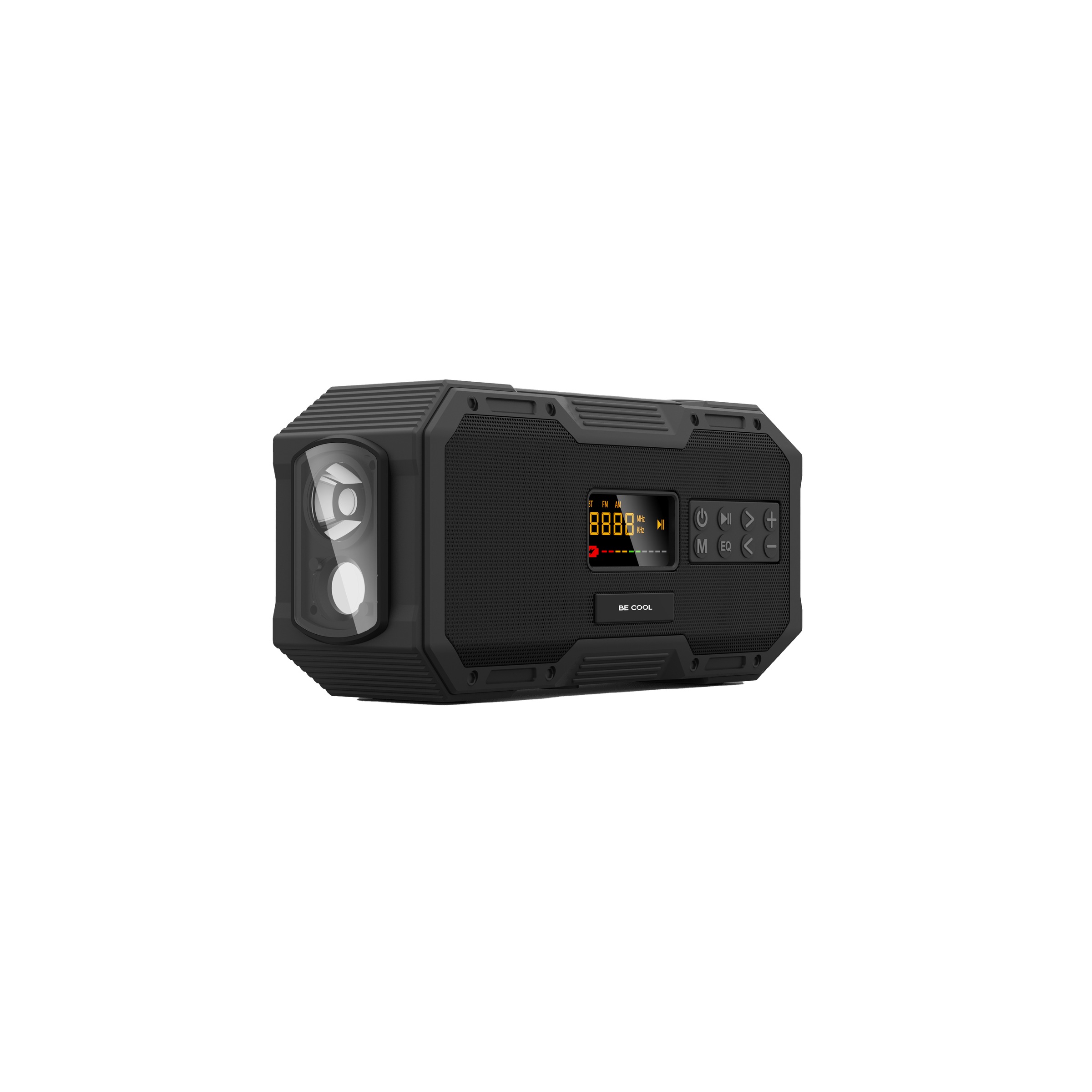 be cool Notfallradio »BE COOL KR587BR«, (Bluetooth), Notfallradio mit Temperaturanzeige