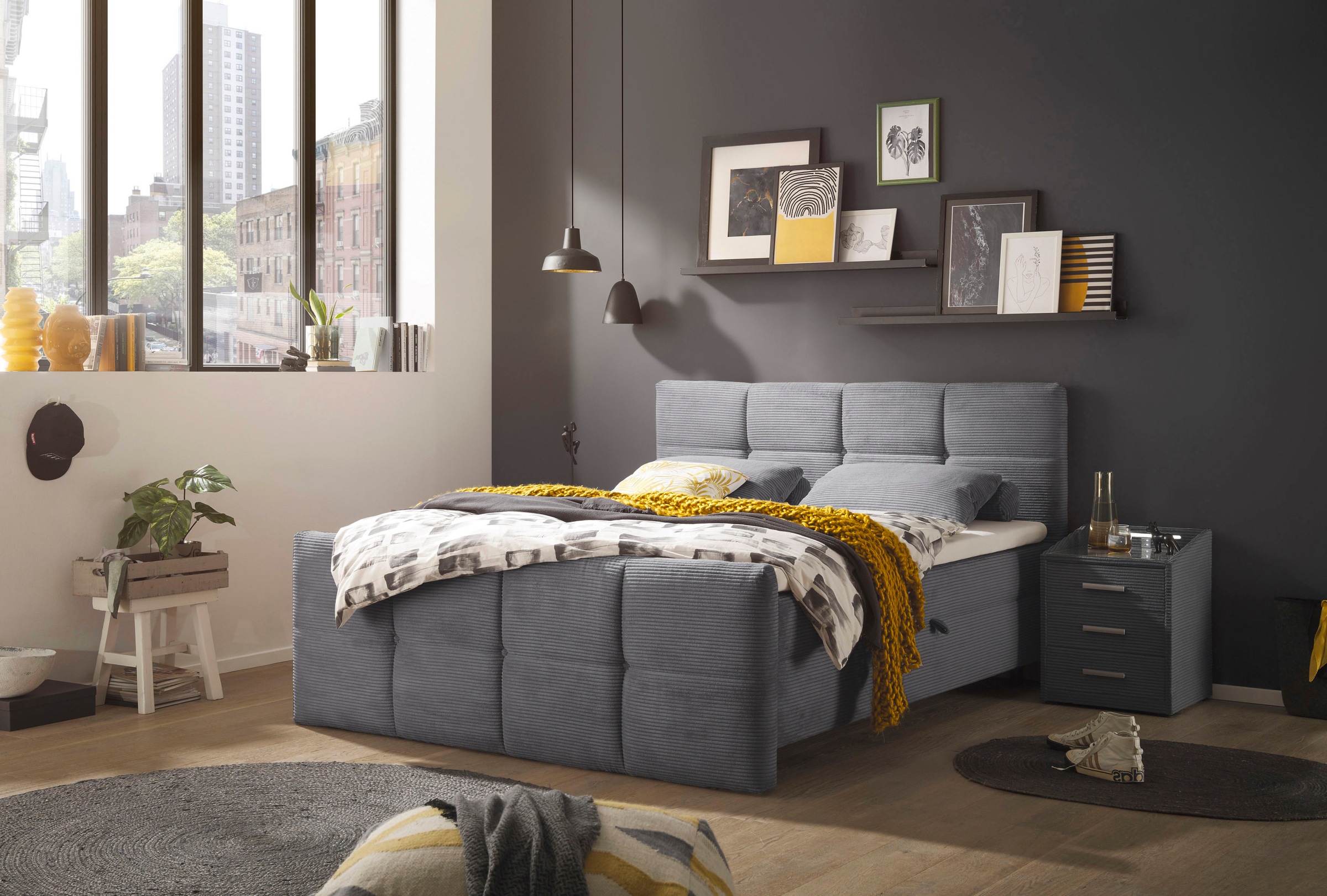 ED EXCITING DESIGN Boxbett »Tijuana«, inkl. zwei Bettkästen