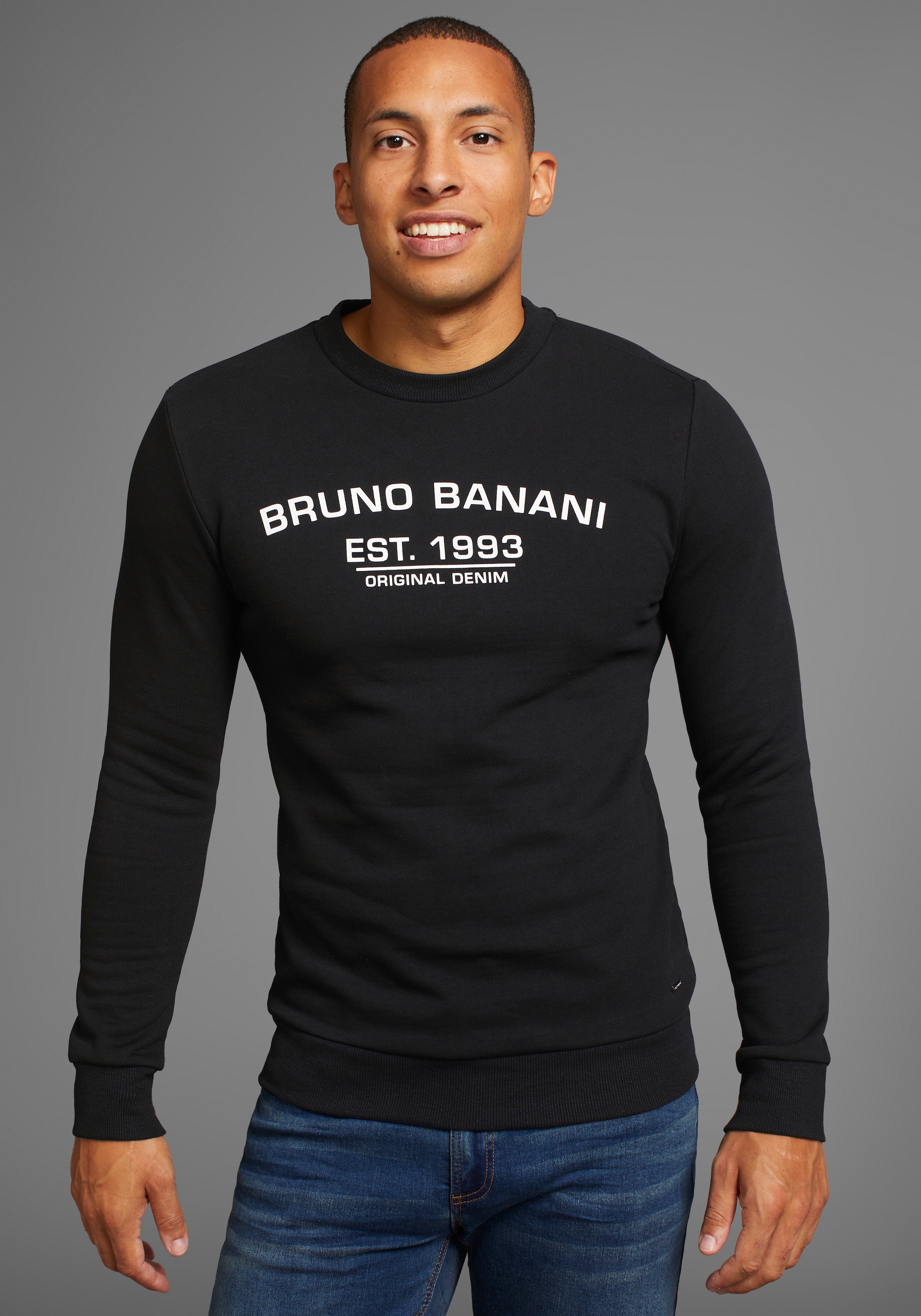 Bruno Banani Sweatshirt, mit Logoprint - NEUE KOLLEKTION