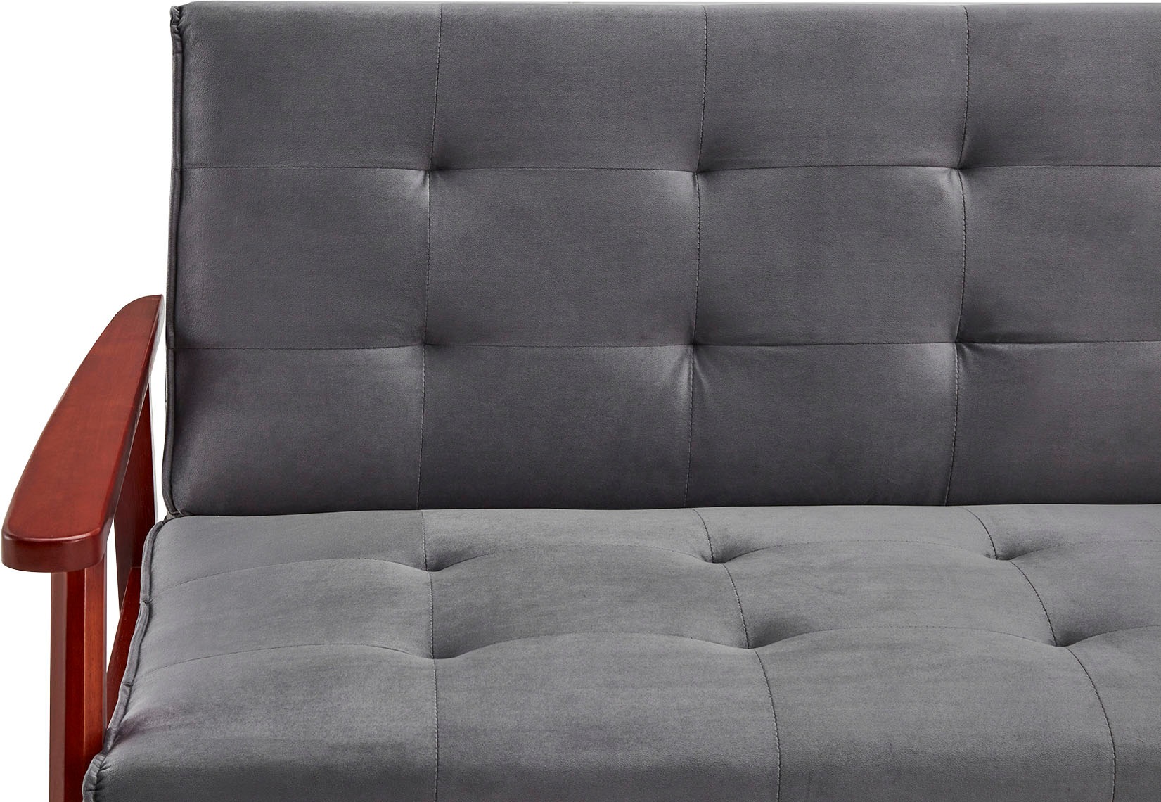 SalesFever Schlafsofa »Skagen, Sofa, 3-Sitzer«, Holzgestell Sofa: Entspannung und Schlaf auf 190cm Breite