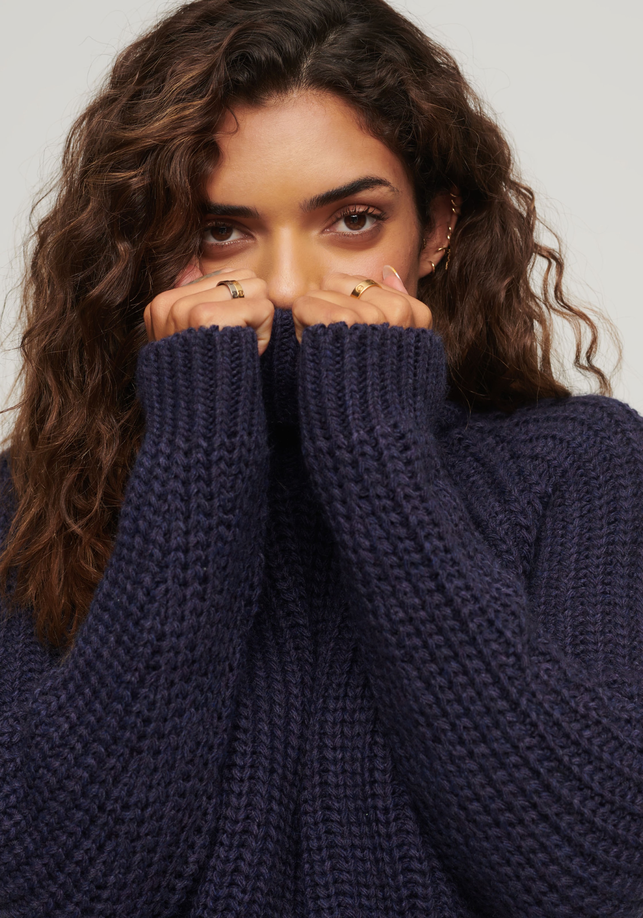 Superdry Strickpullover »Slouchy Stitch Roll Neck Knit«