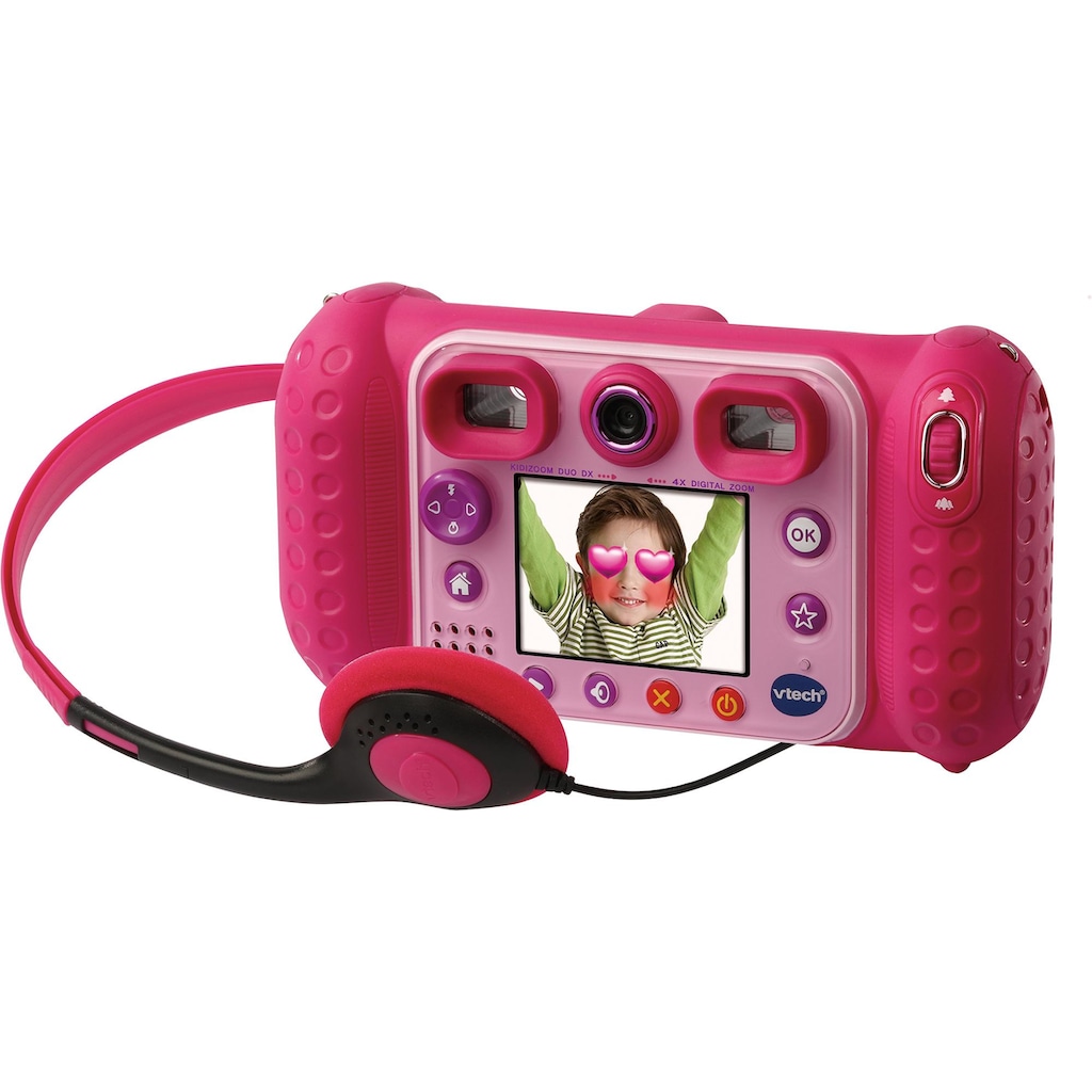 Vtech® Kinderkamera »Kidizoom Duo DX, pink«, 5 MP, inklusive Kopfhörer