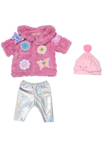 Baby Born Puppenkleidung »Glitzer Mantel, 43cm«, bestehend aus Jacke, Leggings und Mütze kaufen