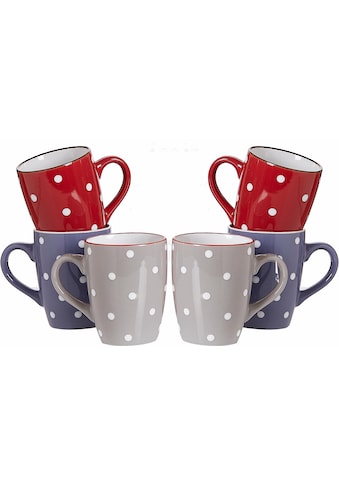 Becher »DOTS«, (Set, 6 tlg.)