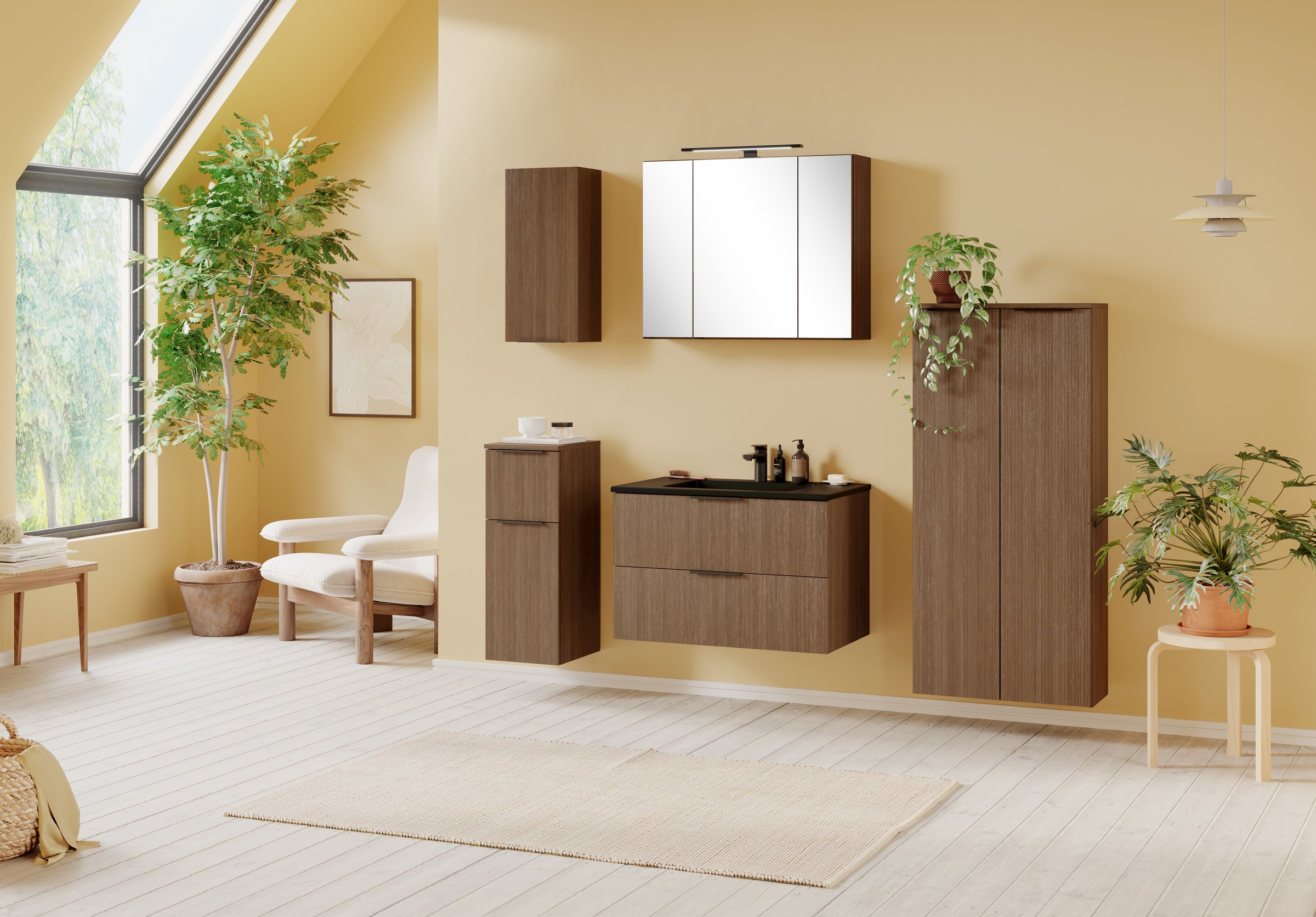 welltime Unterschrank, Welltime, B 30 cm, reversibel, gedämpfte Scharniere & Softclose-Fkt.