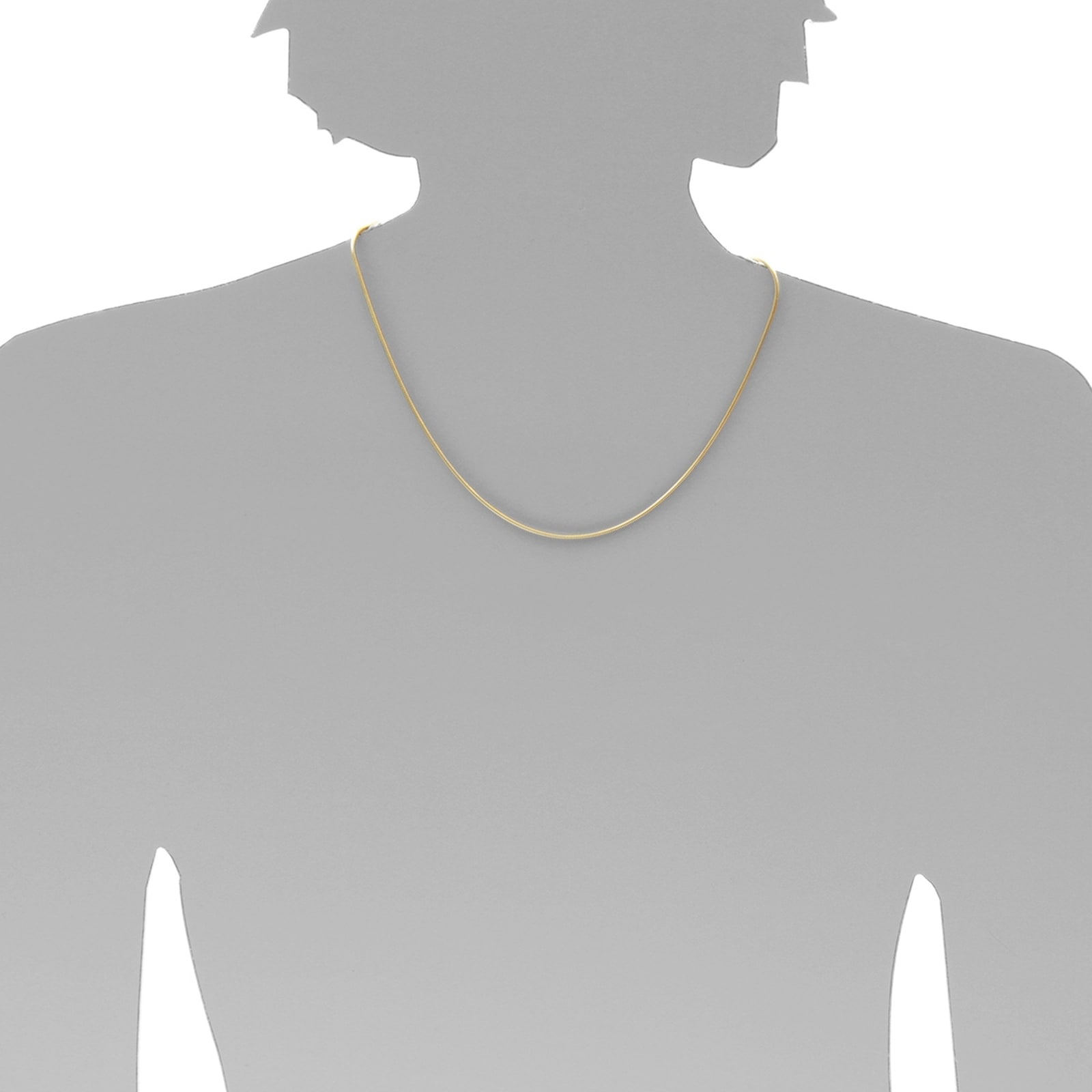 OSTSEE-SCHMUCK Goldkette »- Schlange 1,6 mm - Gold 333/000 -,«