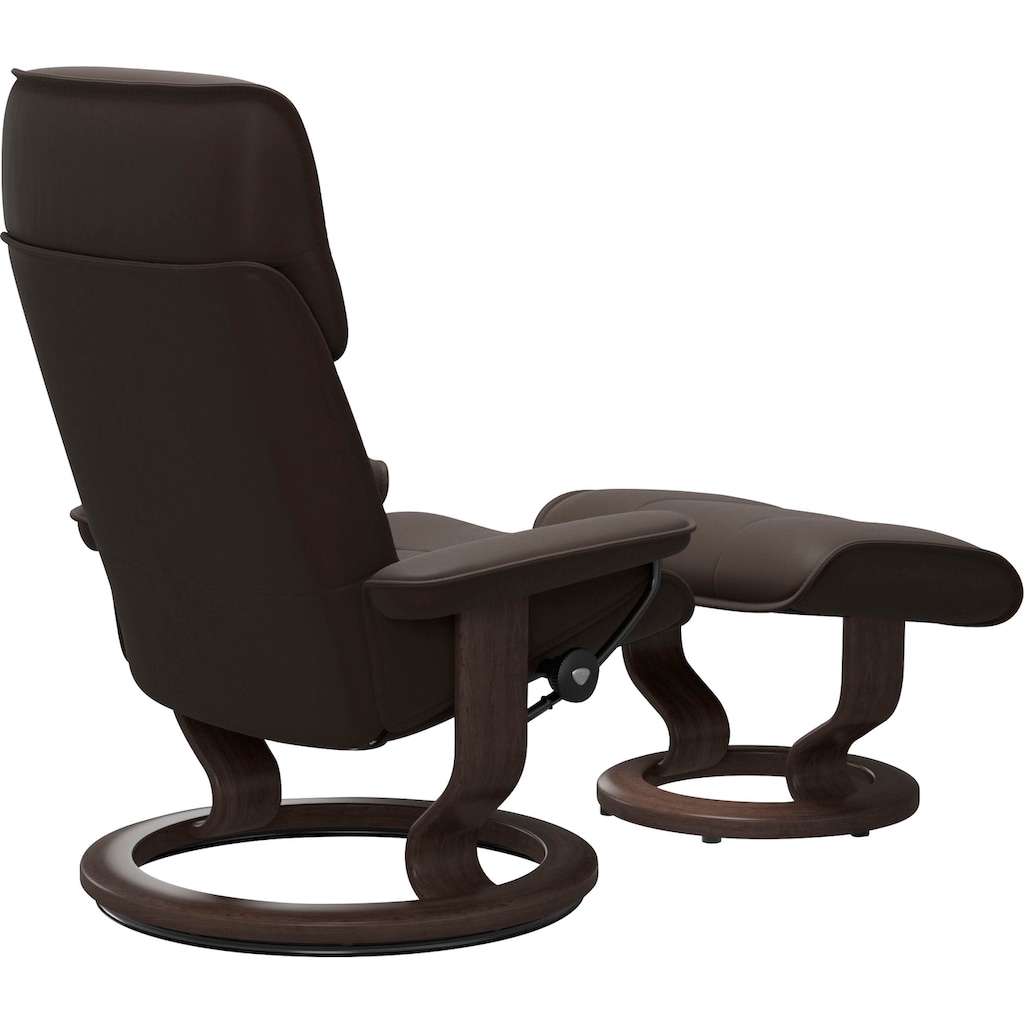 Stressless® Relaxsessel »Admiral«, (Set, Relaxsessel inkl. Hocker)