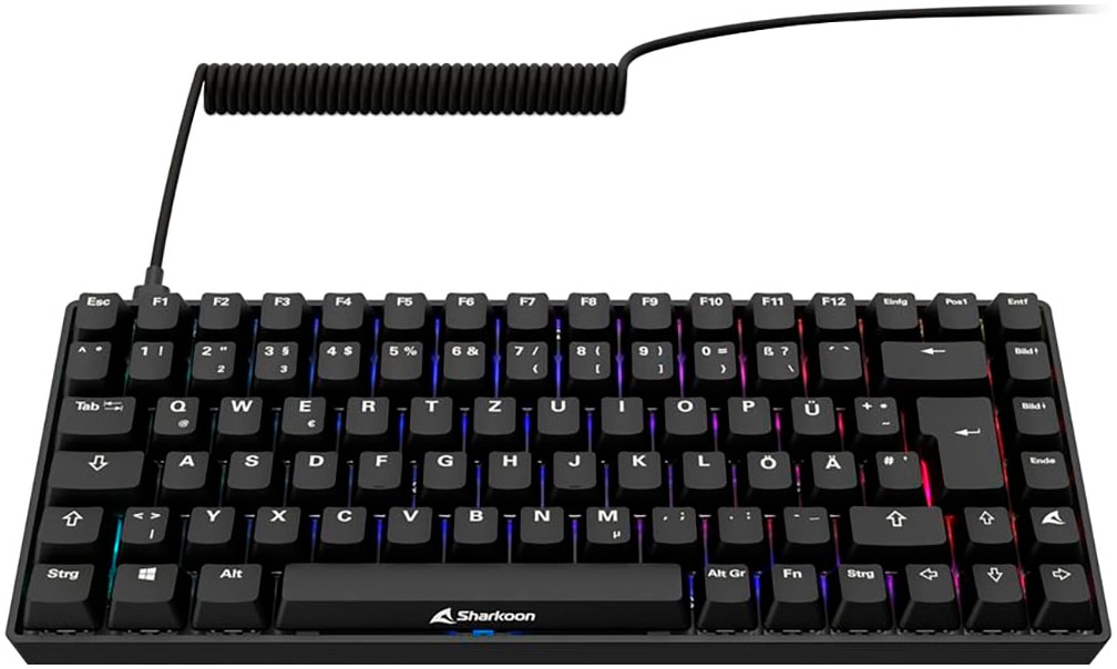 Sharkoon Gaming-Tastatur »SKILLER SGK50 S3«, (Fn-Tasten-Licht-Bewegungs-Sensor-Makrotasten-Profil-Speicher-USB-Anschluss-Gaming-Modus)
