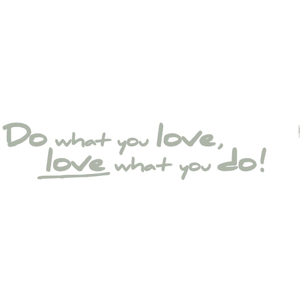Komar Wandtattoo »Do what you love«, (2 St.)