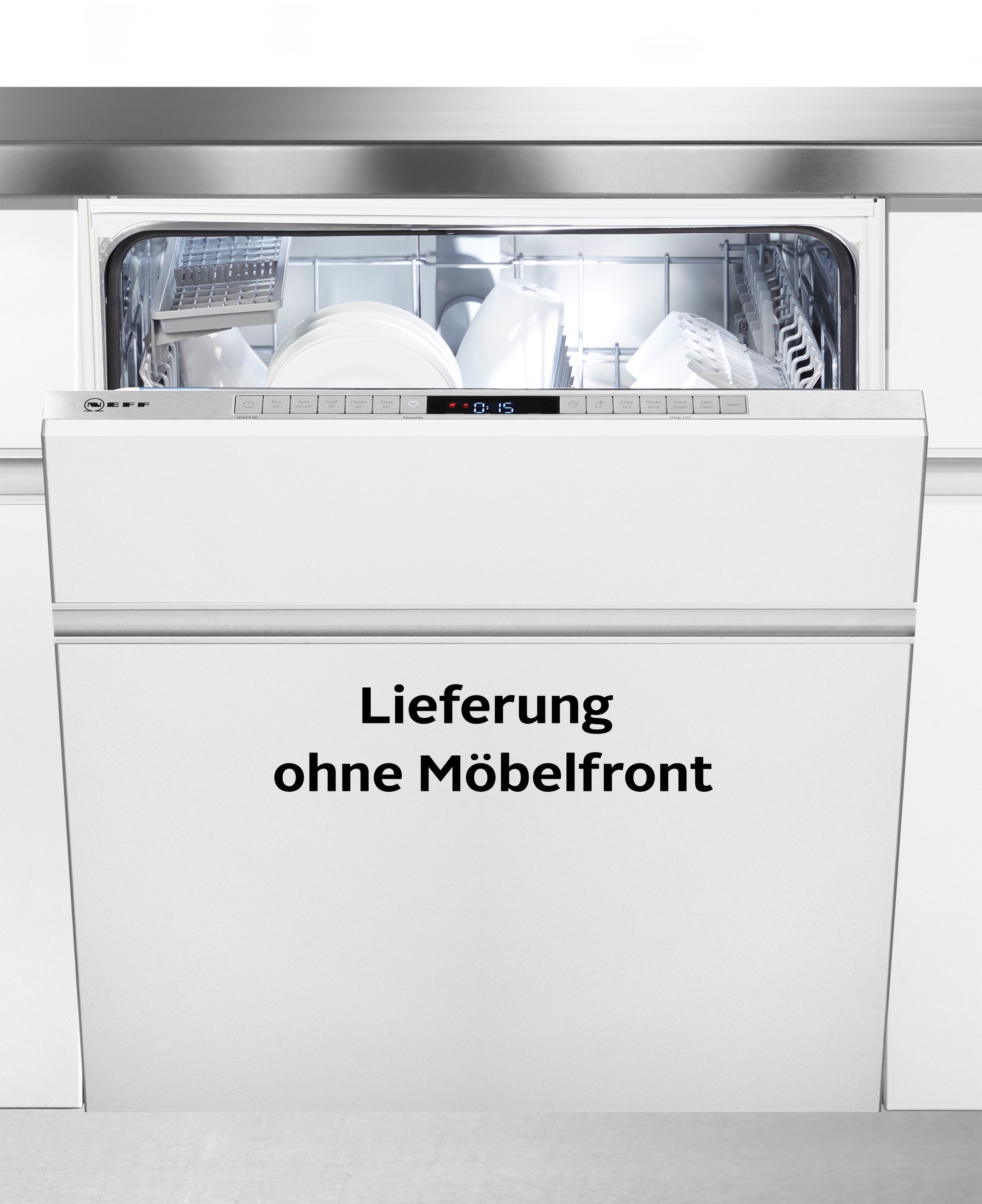 NEFF vollintegrierbarer Geschirrspüler N 50 »S255HAX24E«, 13 Maßgedecke, XXL-Geschirrspüler