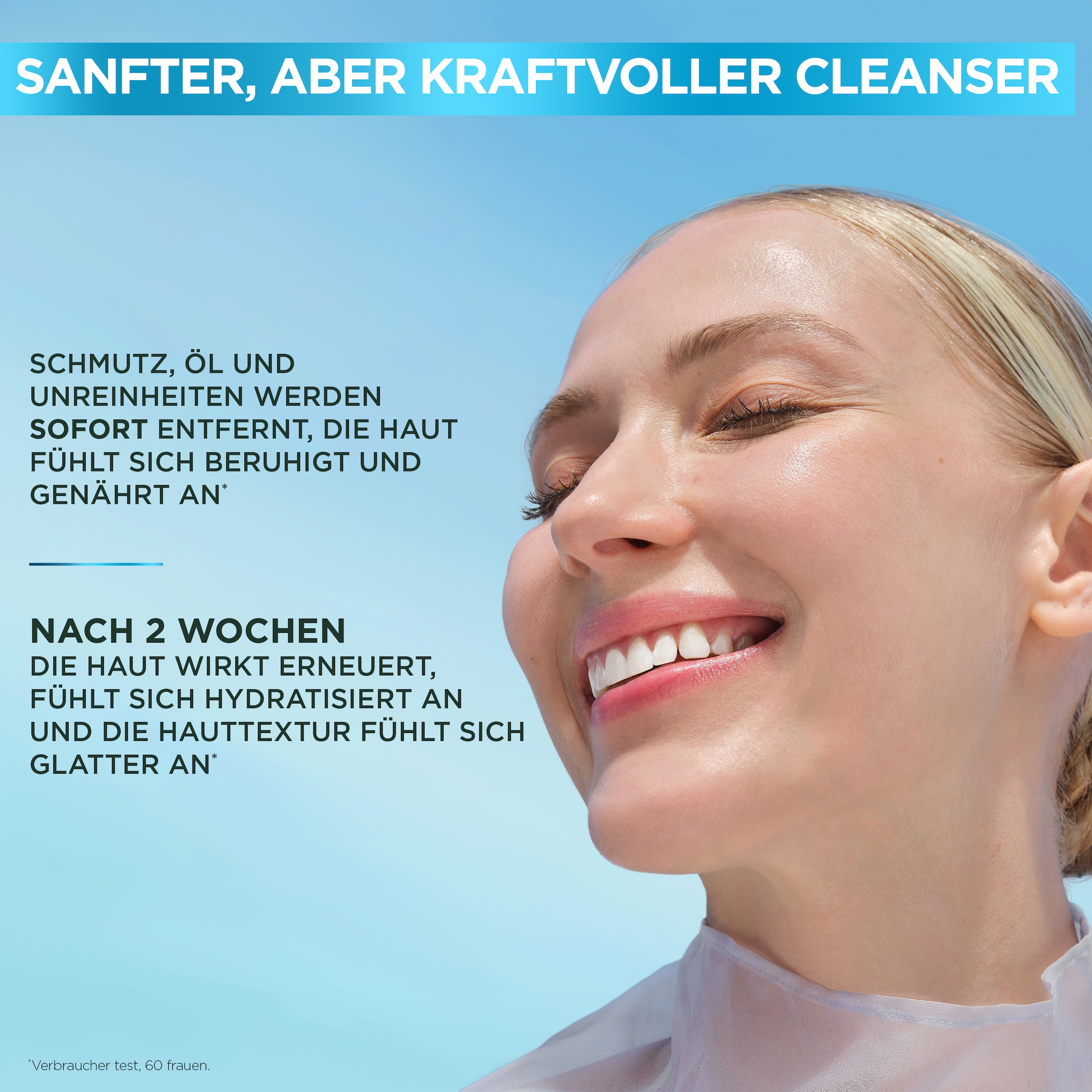 GARNIER Gesichts-Reinigungscreme »Garnier Hyaluron Barrier Protect Cream Cleanser«