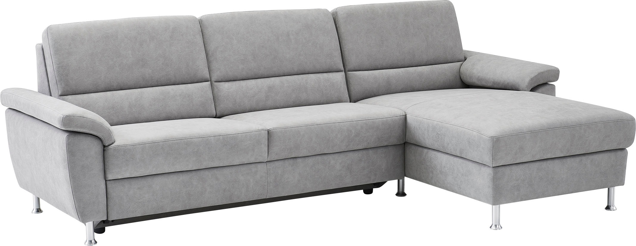 CALIZZA INTERIORS Ecksofa »Onyx L-Form«, Recamiere links oder rechts, wahlweise mit Bettfunktion, Breite 270 cm