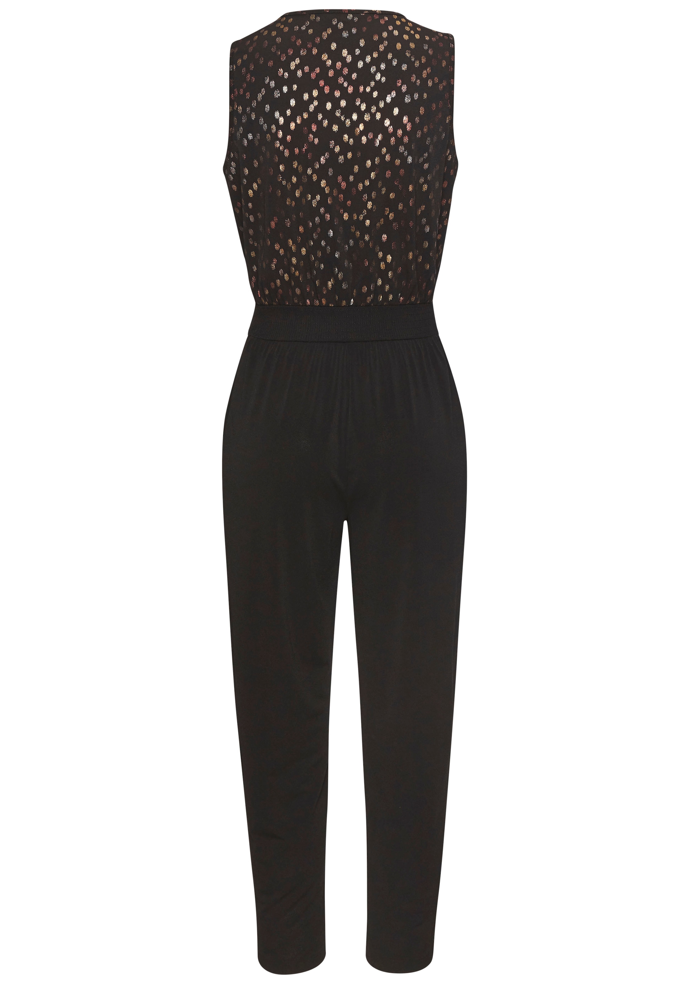 LASCANA Overall, mit bedrucktem Oberteil, eleganter Jumpsuit, Business-Look, festlich