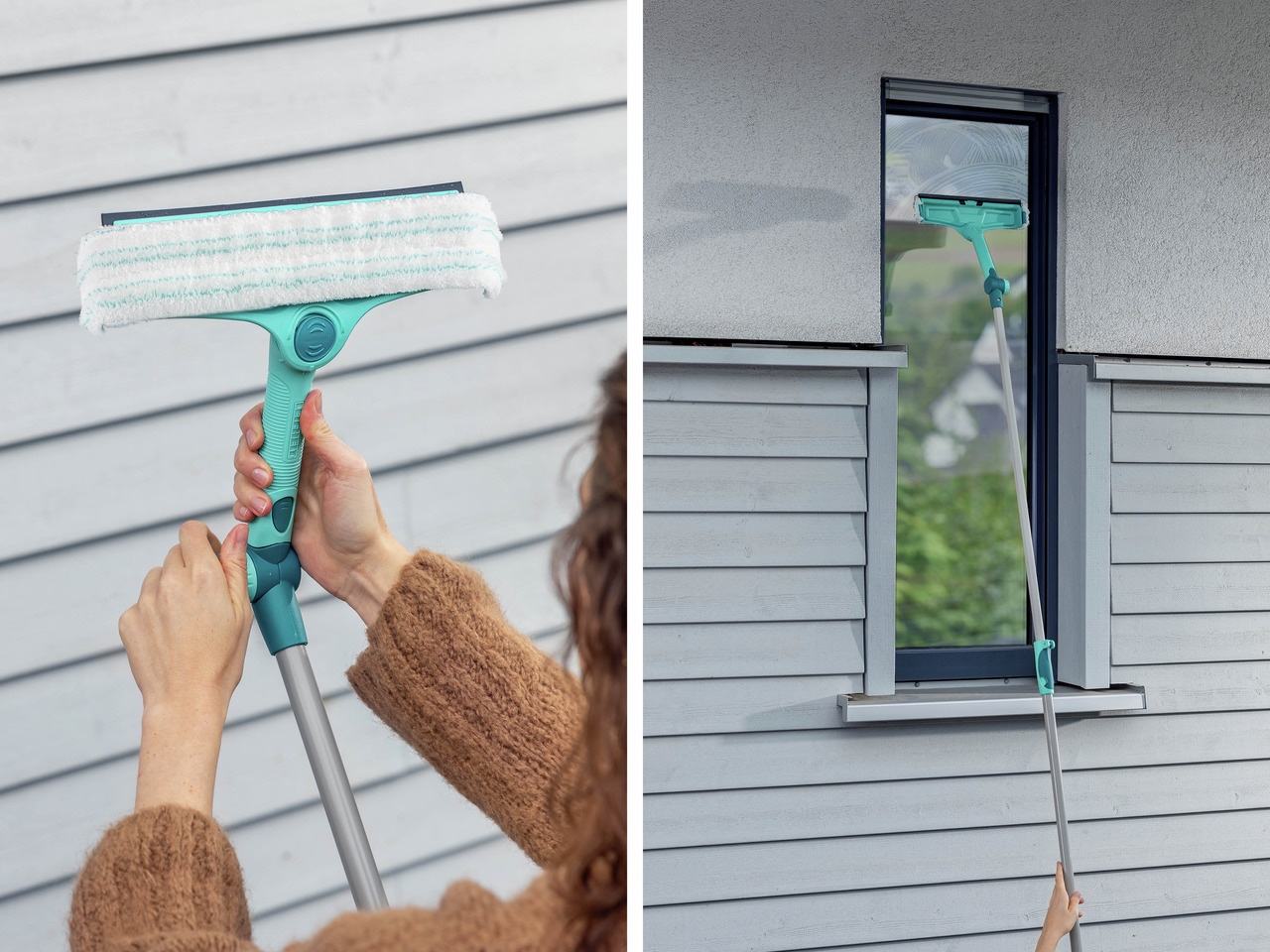 Leifheit Fensterreiniger »Fenster- & Rahmenwischer 4in1 Telescope 2 m«