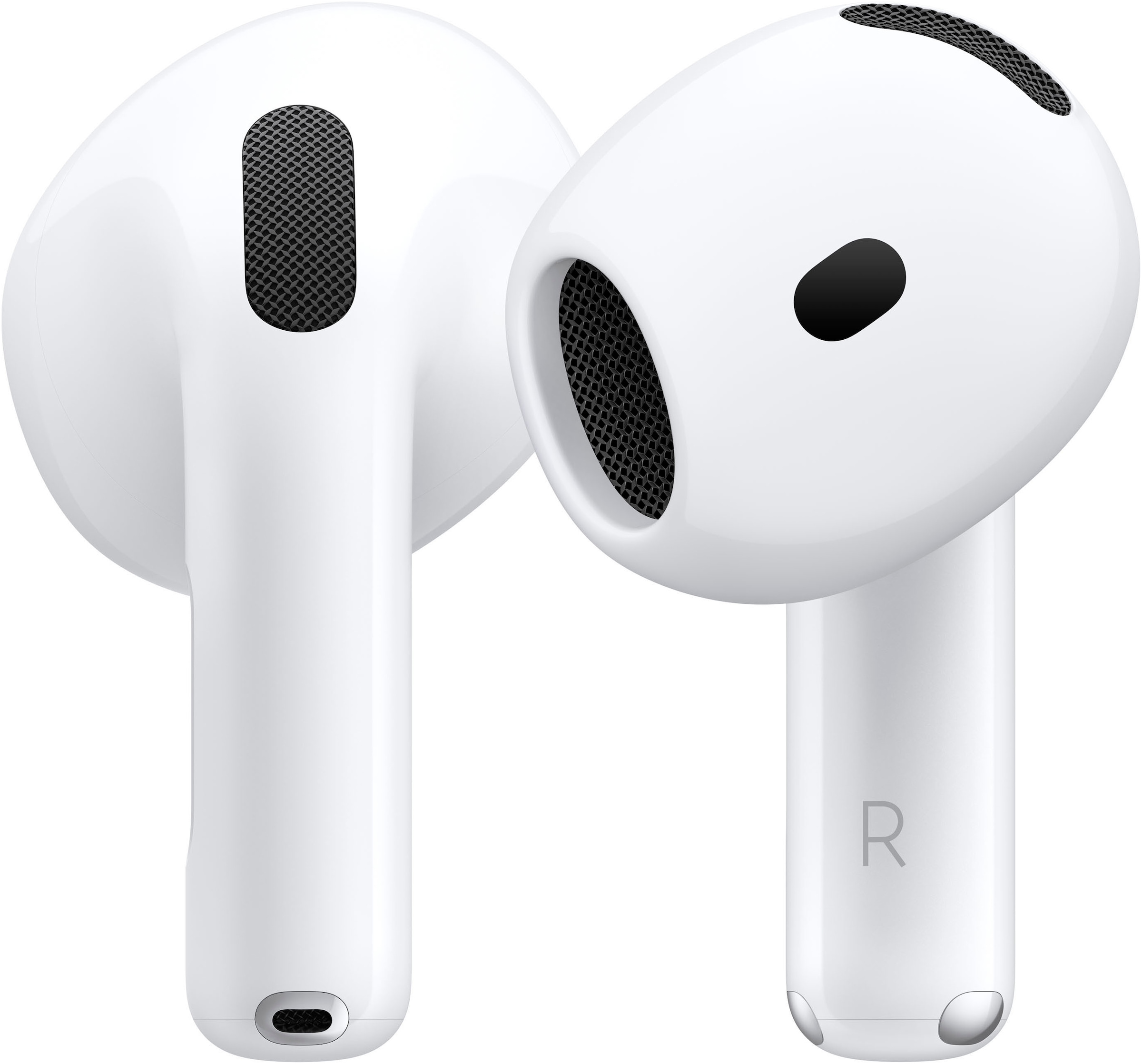 Apple wireless In-Ear-Kopfhörer »AirPods 4 ANC«, Bluetooth, Transparenzmodus-kompatibel mit Siri-integrierte Steuerung für Anrufe und Musik