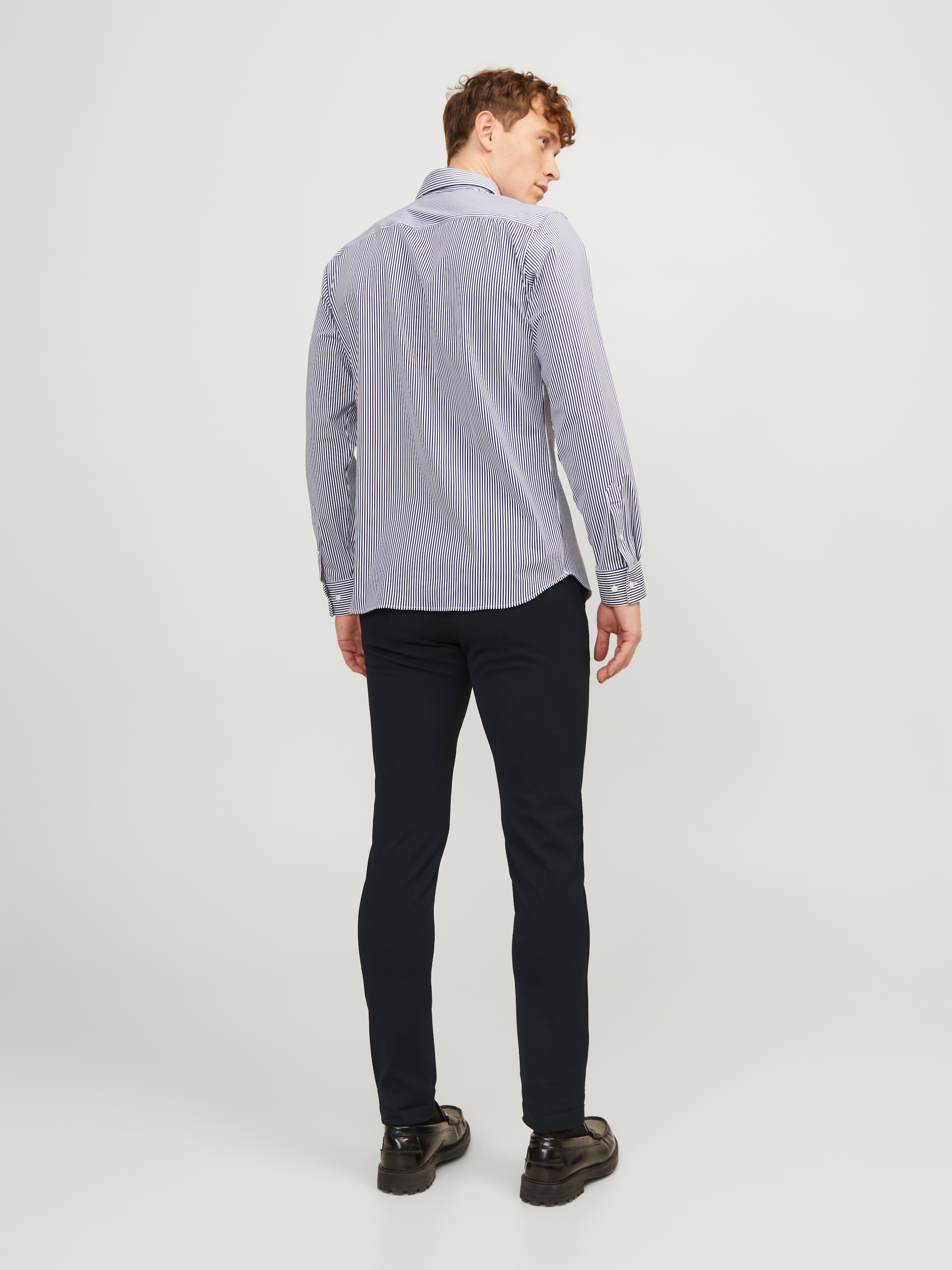 Jack & Jones Chinos »JPSTMARCO – Chinos mit Stretch für optimale Passform, Slim Fit«  unifarben, modisch, slim fit, Web