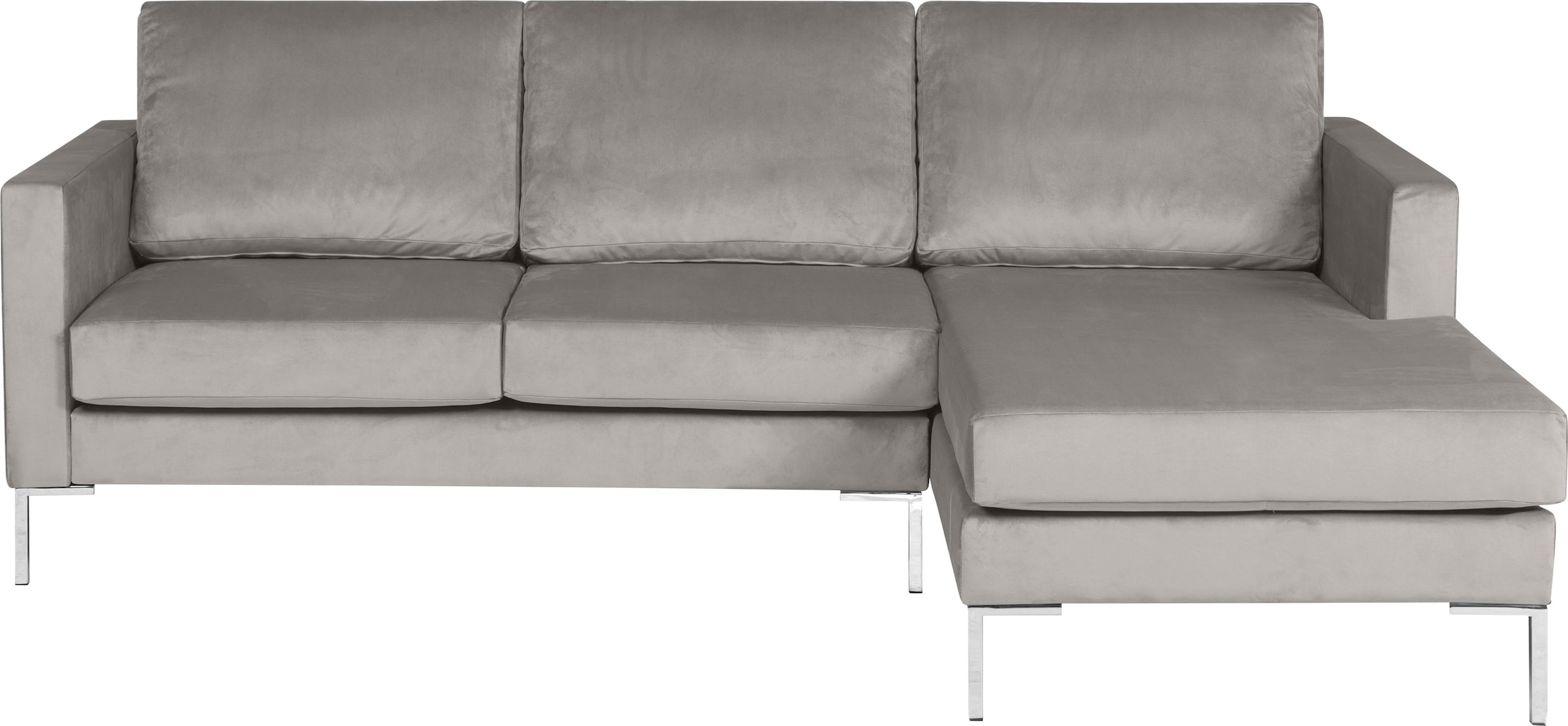 Alte Gerberei Ecksofa »Velina, L-Form«, mit Metall-Winkelfüßen, Breite 209 cm