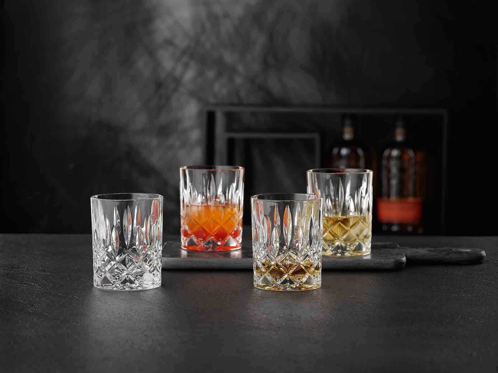 Nachtmann Whiskyglas »Whiskygläser Noblesse 295 ml 8er Set transparent« Erhöhte Bruchfestigkeit, Kristallglas, spülmaschinenfest