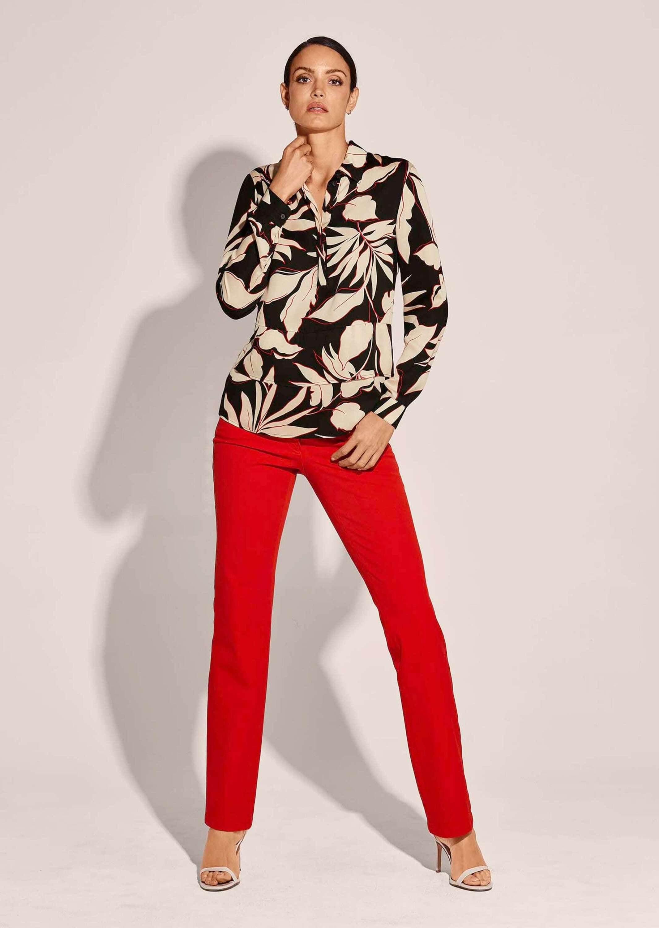 MADELEINE Hemdbluse »Bluse Bluse aus zarter Viskose mit Blütenprint«