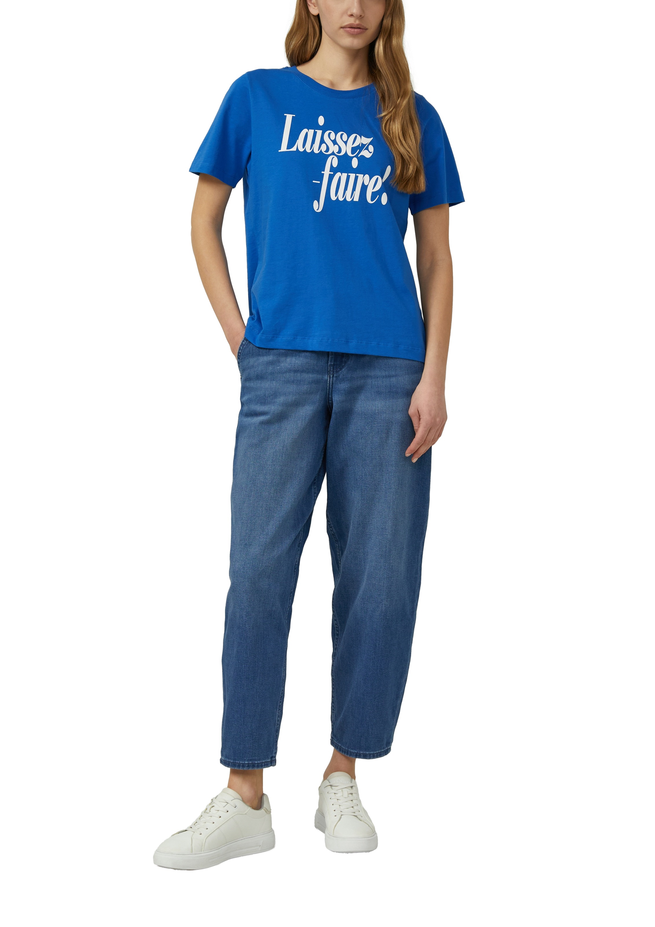 s.Oliver Kurzarmshirt Sommershirt mit Frontprint