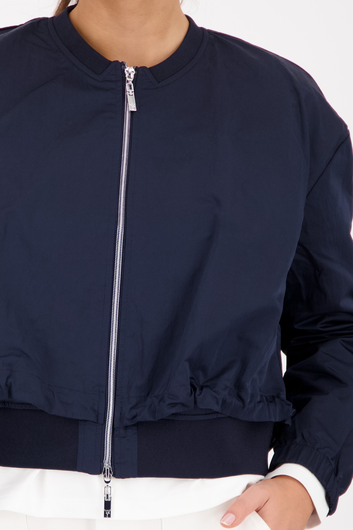 Monari Kurzjacke ohne Kapuze Regular fit mit Rundhalsausschnitt