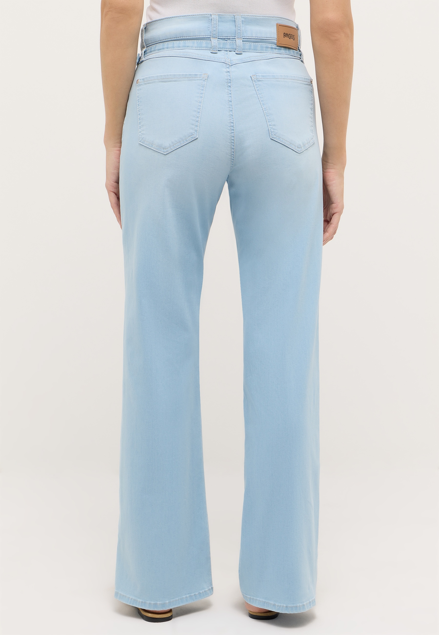 ANGELS 5-Pocket-Jeans »Liz City« mit Gürtel, Relaxed Fit