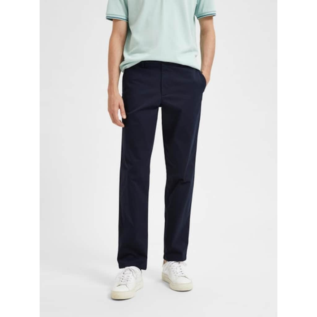 SELECTED HOMME Stoffhose »SLH196-STRAIGHT-NEW MILES FLEX PANT NOOS«