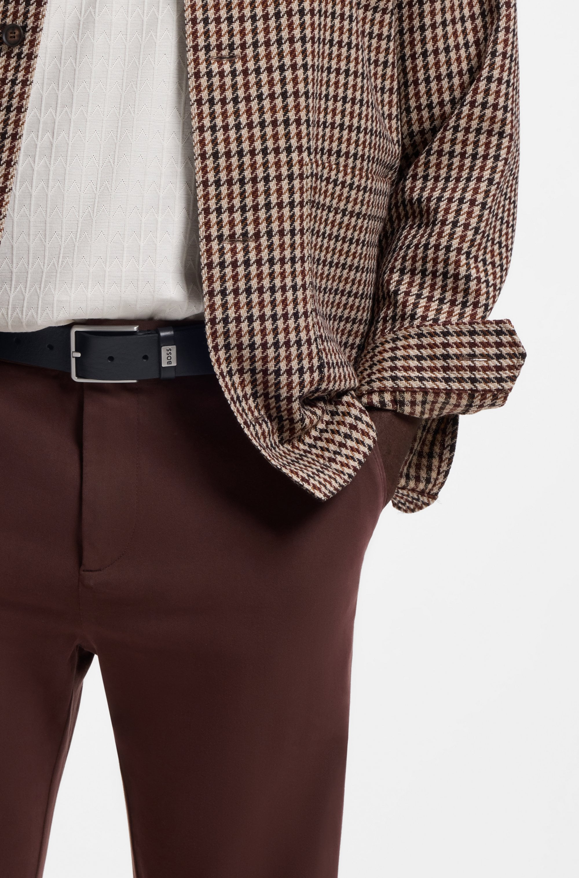 BOSS Ledergürtel »Elio Sz35« mit Markenlabel von BOSS