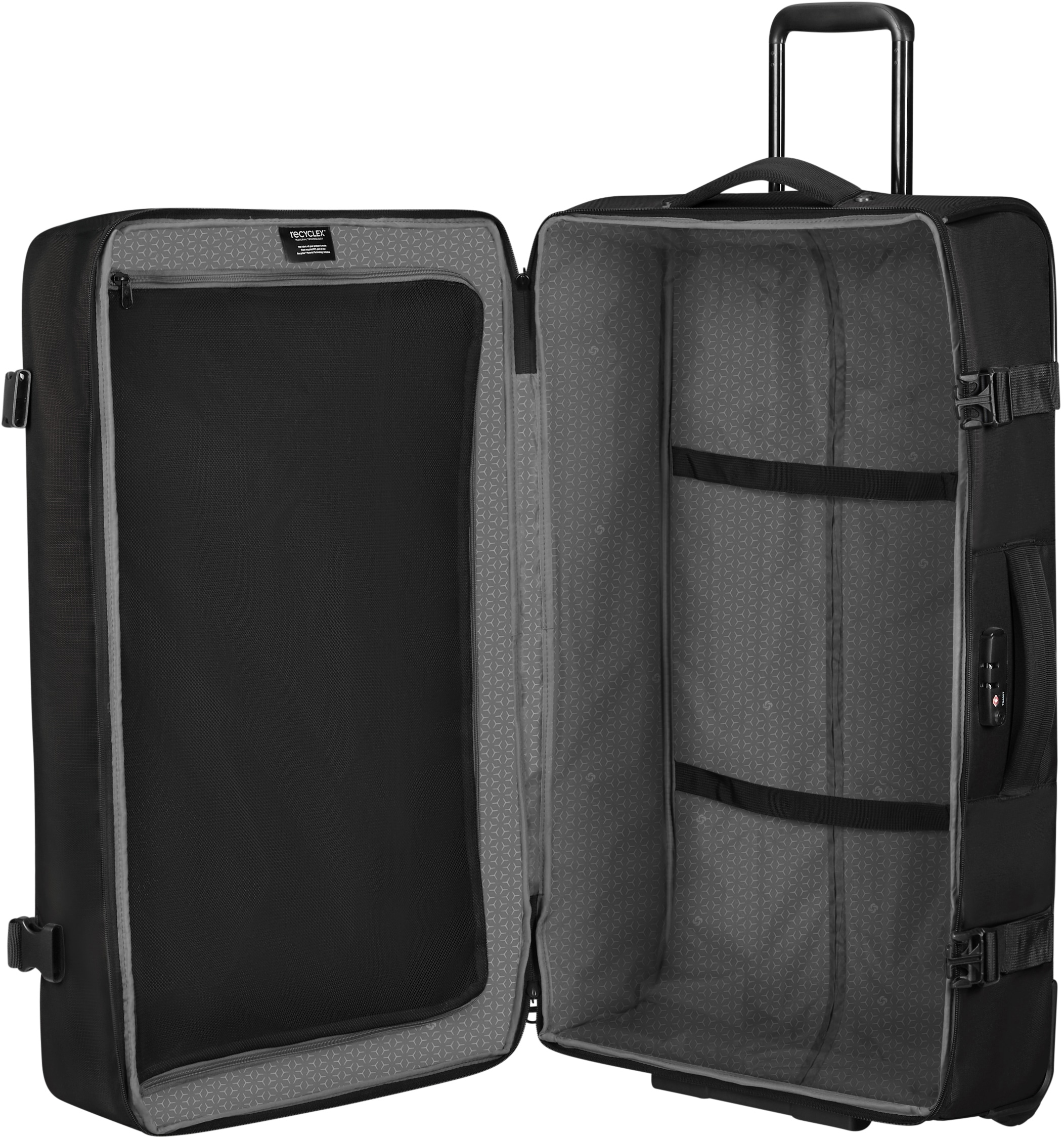 Samsonite Weichgepäck-Trolley »ROADER, verschiedene Größen«, 2 Rollen, Reisekoffer Trolley TSA-Zahlenschloss Volumenerweiterung