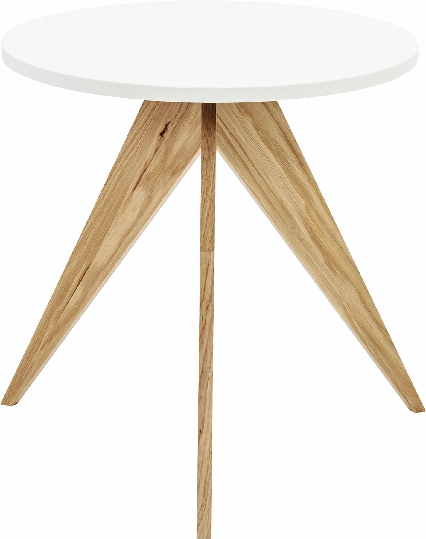 now! by hülsta Beistelltisch »CT 71«, Massivholzgestell in Natureiche kaufen