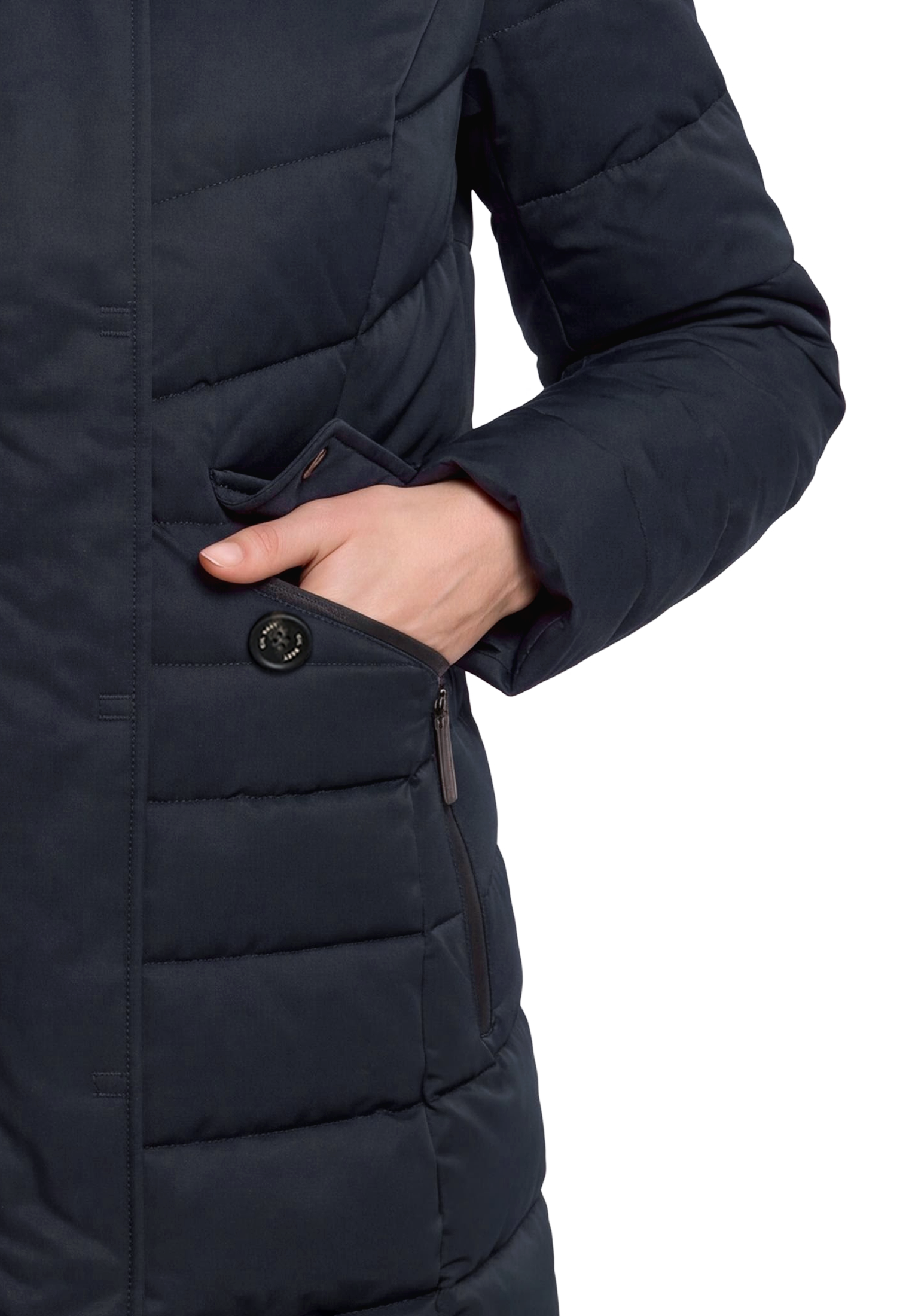 Gil Bret Steppmantel Wintermantel mit Kapuze und Steppung