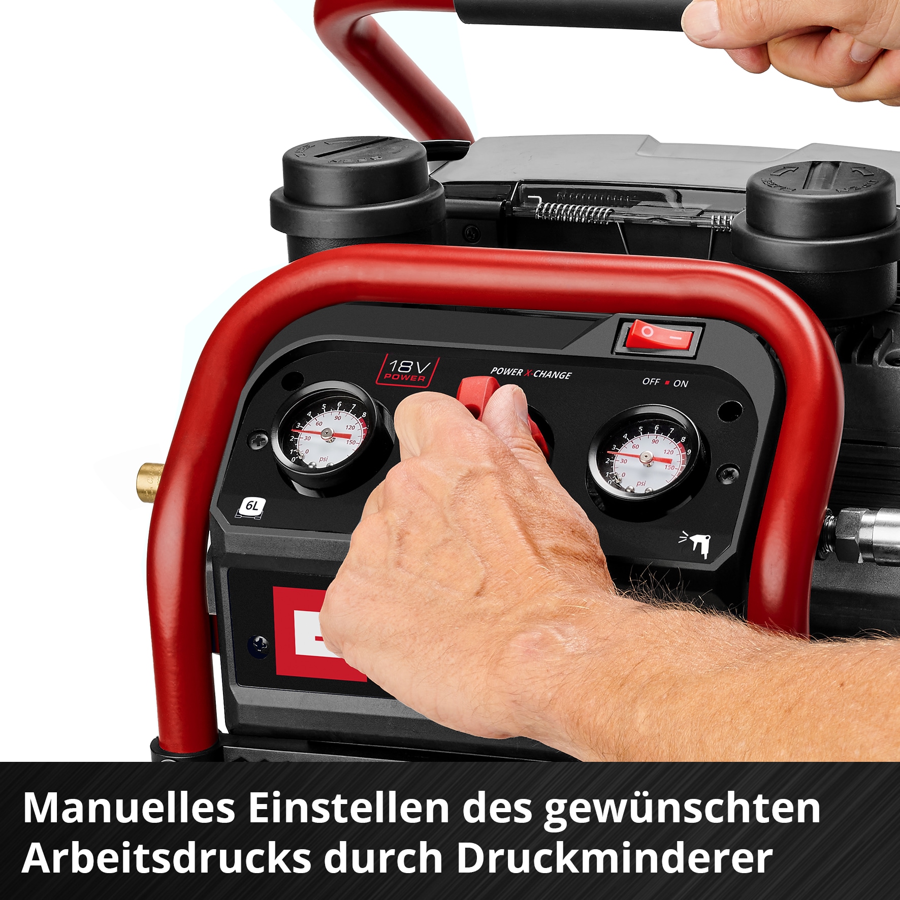 Einhell Kompressor »SILENZZO 18/160«, ohne Akku und Ladegerät