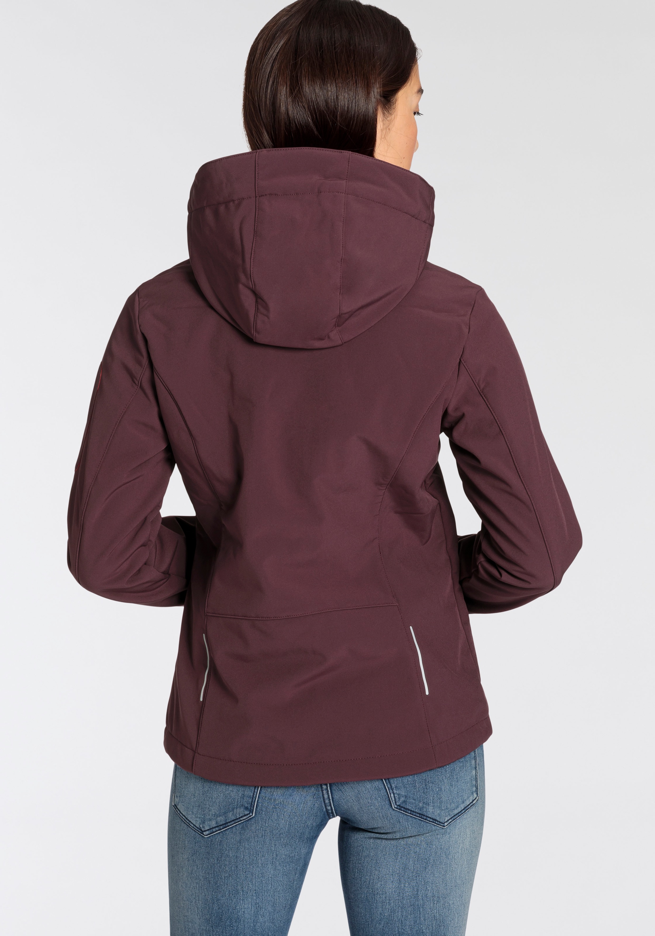 CMP Softshelljacke, mit Kapuze
