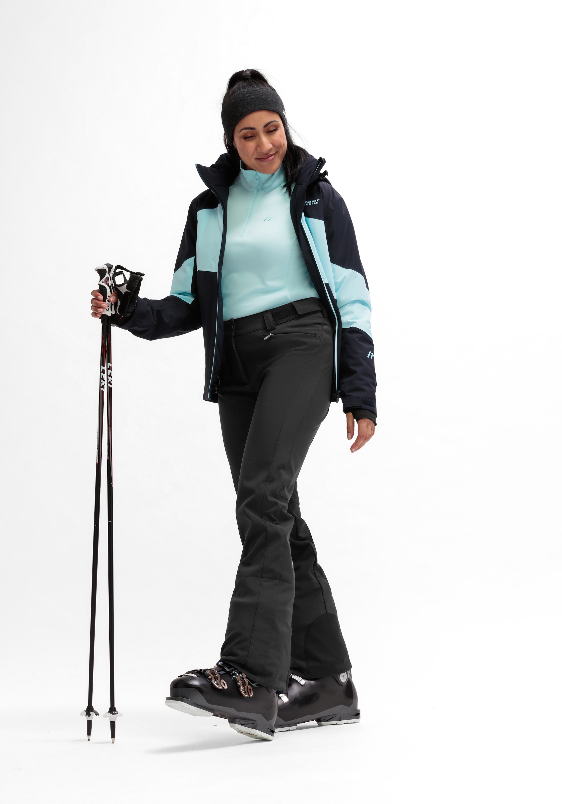 Maier Sports Skihose »Mary 2.0«  Damen Softshellhose, atmungsaktiv und winddicht, Slim Fit