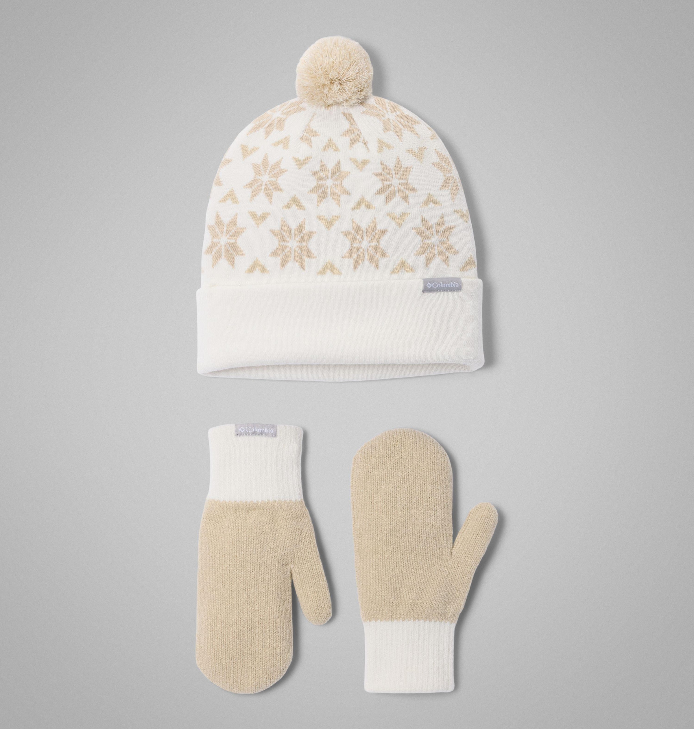 Columbia Beanie »Snowflake Beanie and Mitten Set« 2 Stk. 2-teiliges Set mit Beanie und Fäustlingen, sportlicher Stil