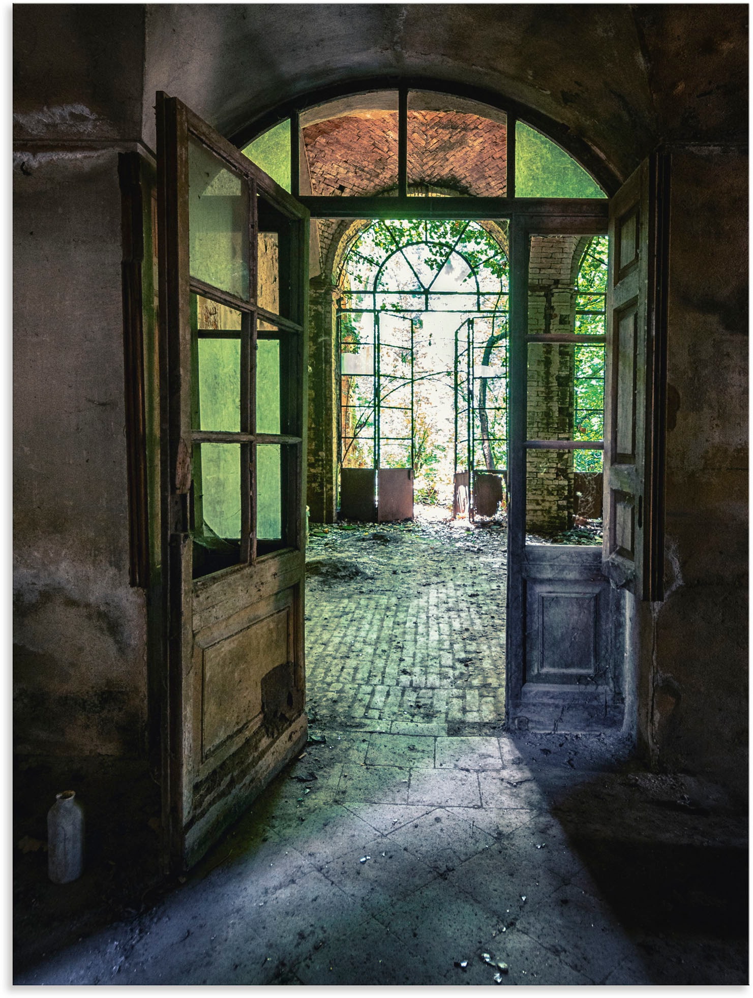 Artland Wandbild »Lost Place - alte Tür Fenster«, Fenster & Türen, (1 St.),  als Alubild, Leinwandbild, Wandaufkleber oder Poster in versch. Größen auf  Raten kaufen | Poster