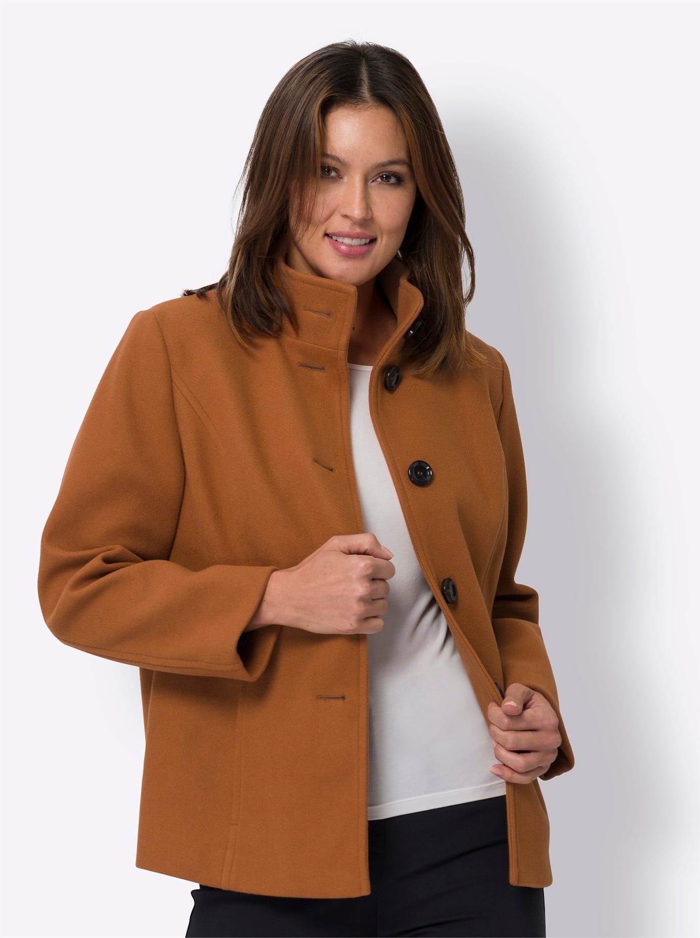 Classic Basics Langjacke, ohne Kapuze