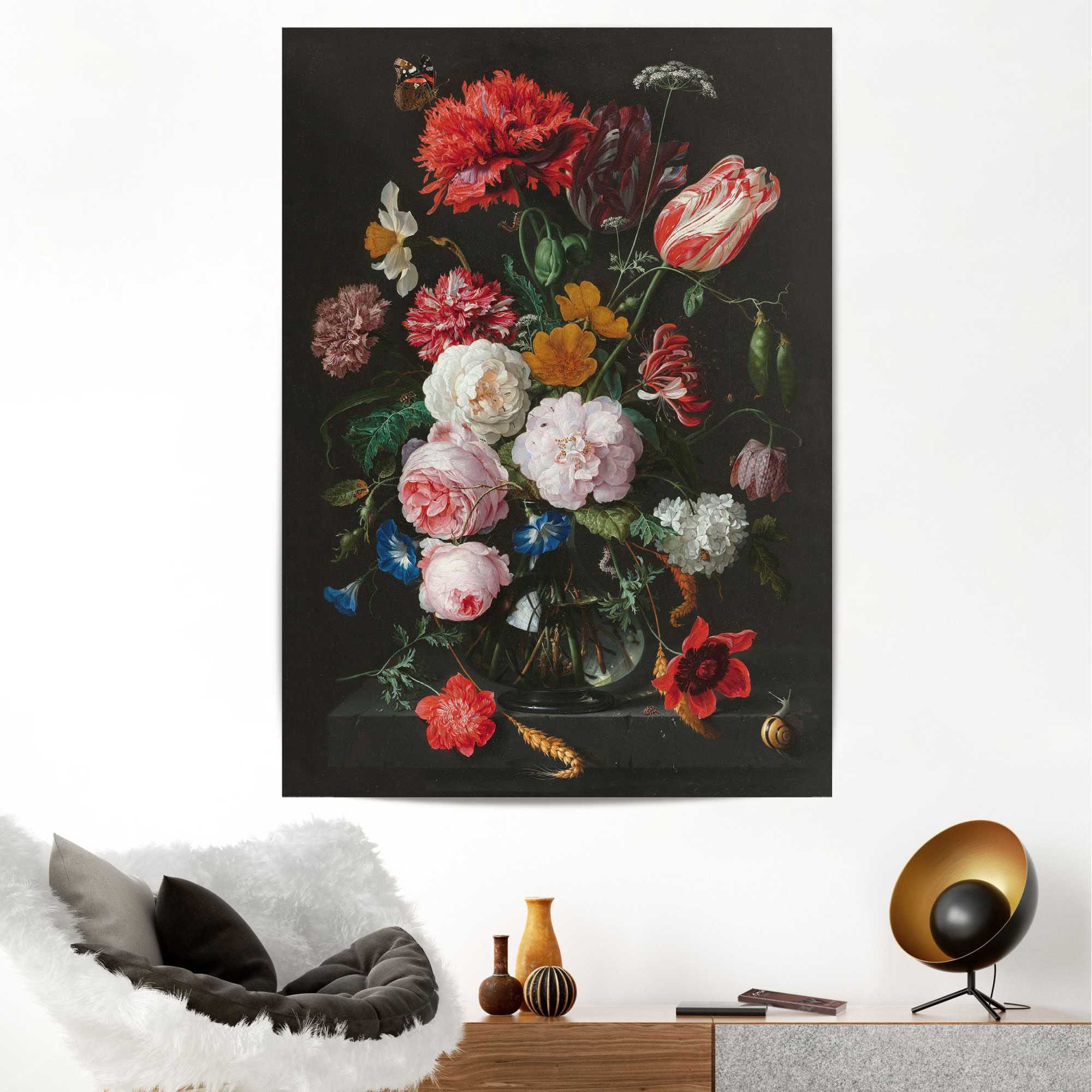 Reinders! Poster »Stillleben mit Blumenvase«