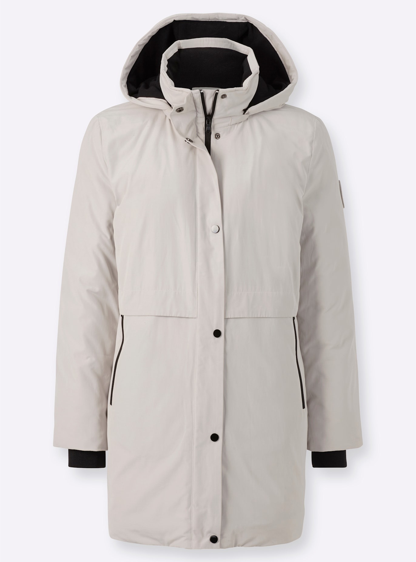 Casual Looks Langjacke, mit Kapuze