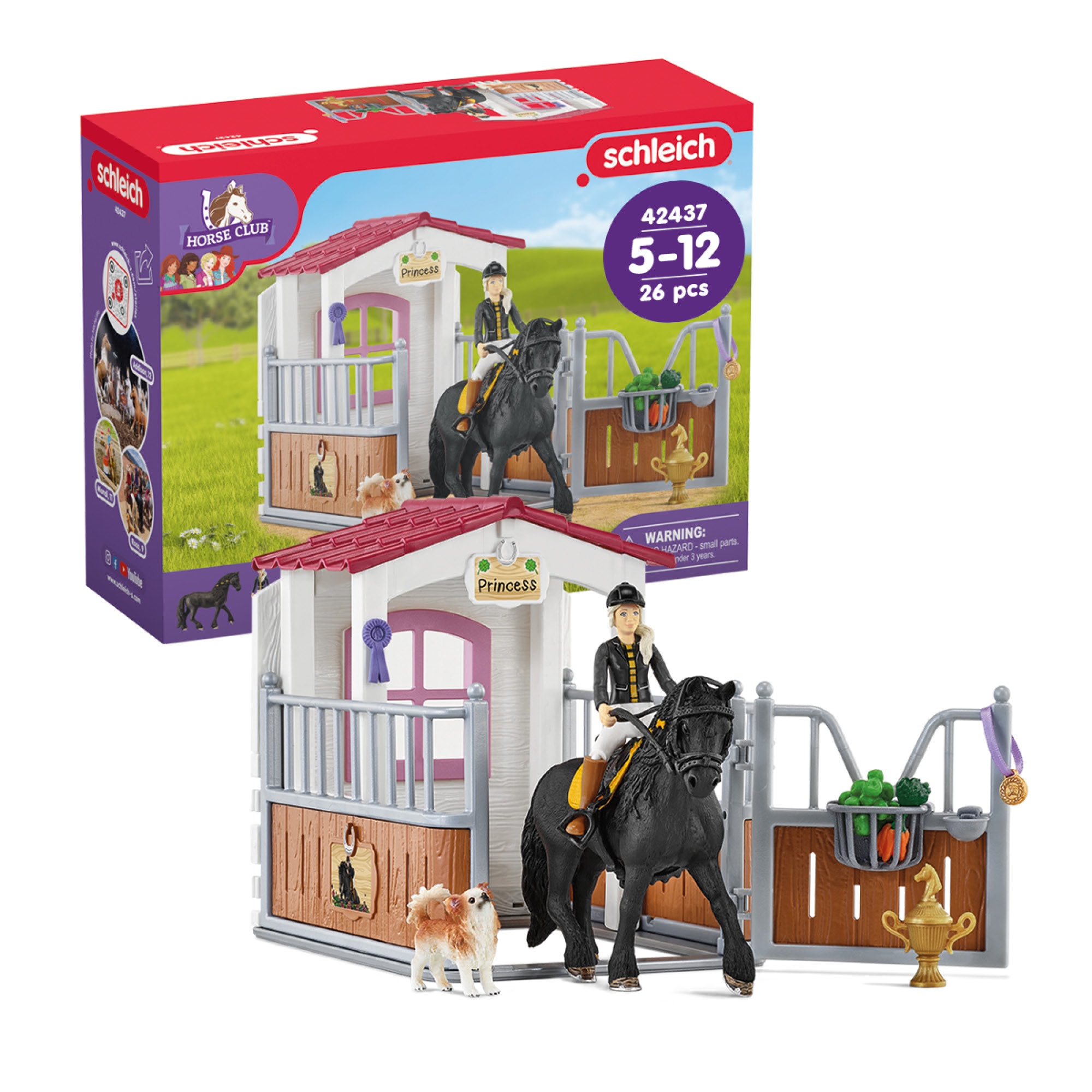 Schleich® Spielfigur »HORSE CLUB, Tori und Princess (42437)« Made in Europe