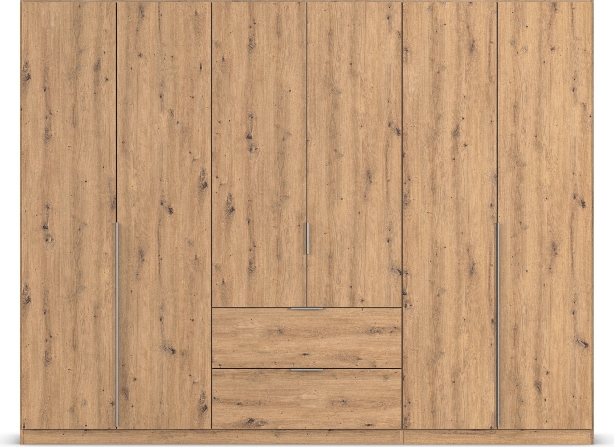 rauch Drehtürenschrank »Kleiderschrank Schrank Garderobe AGORDO mit Dekor- oder Hochglanzfront«, (in zwei Griff-Farben, Breiten 91-360 cm), mit Außenschubkästen, in 7 Breiten und 2 Höhen MADE IN GERMANY