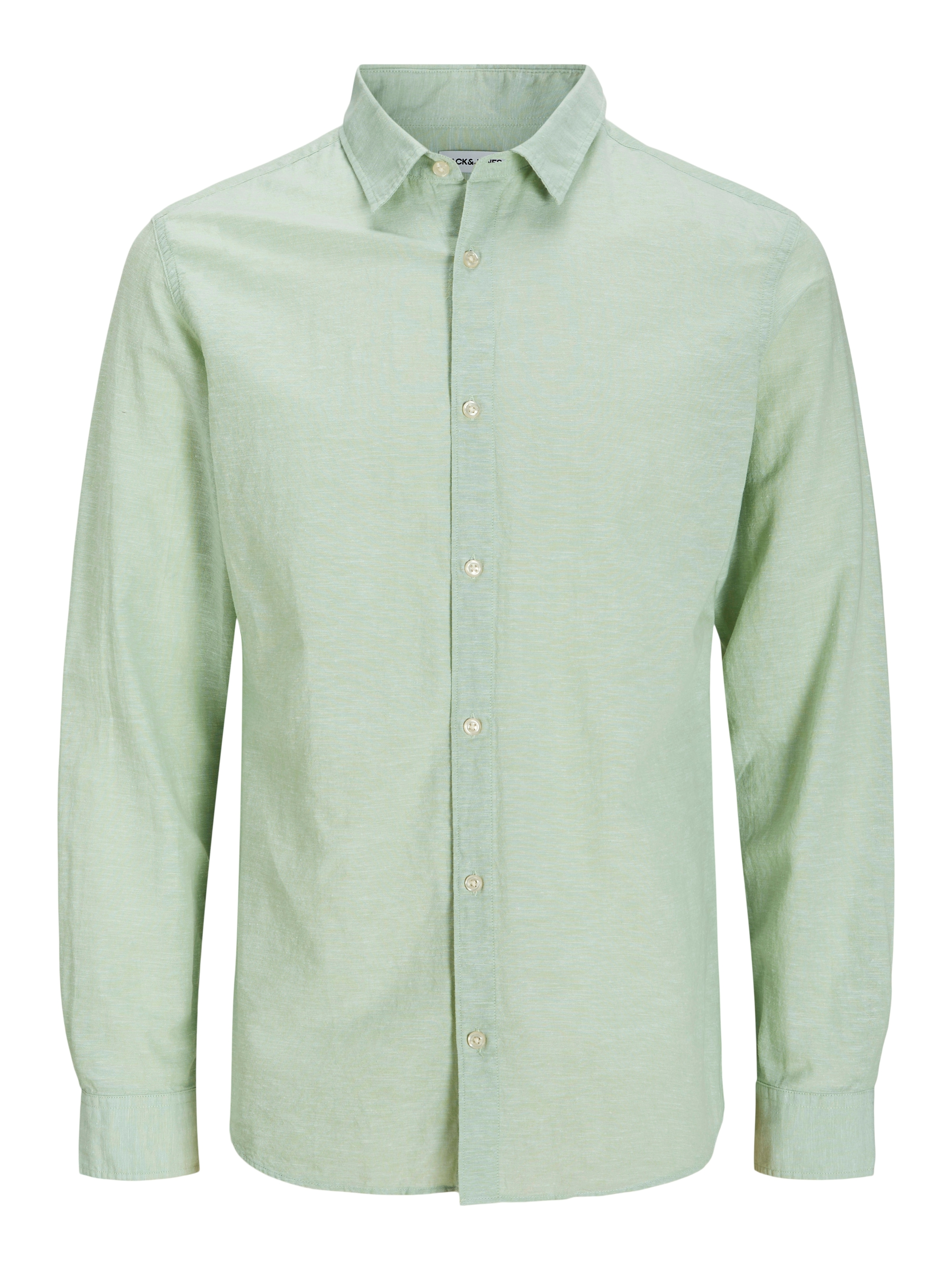 Jack & Jones PlusSize Langarmhemd »JJEBREEZE SHIRT LS SN PLS«, mit Hemdkragen