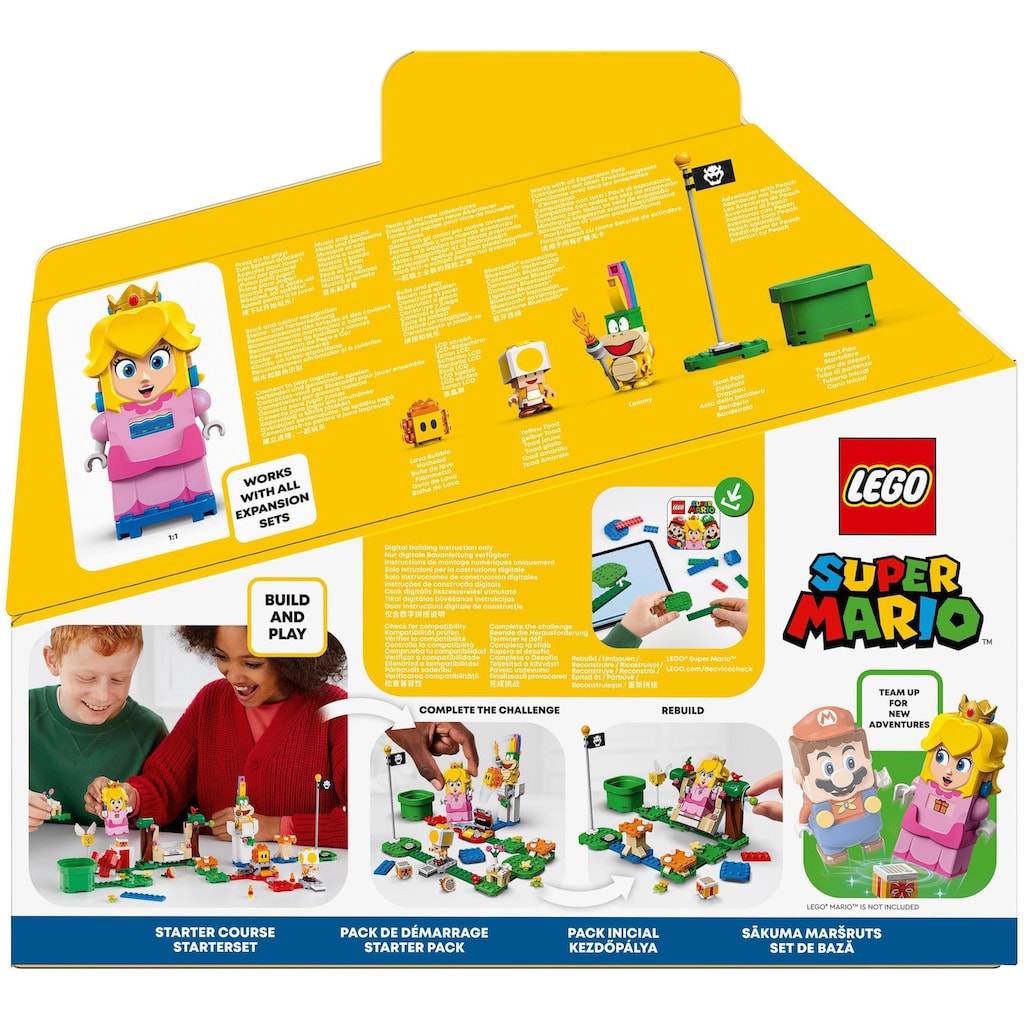 LEGO® Konstruktionsspielsteine »Abenteuer mit Peach – Starterset (71403), LEGO® Super Mario«, (354 St.)