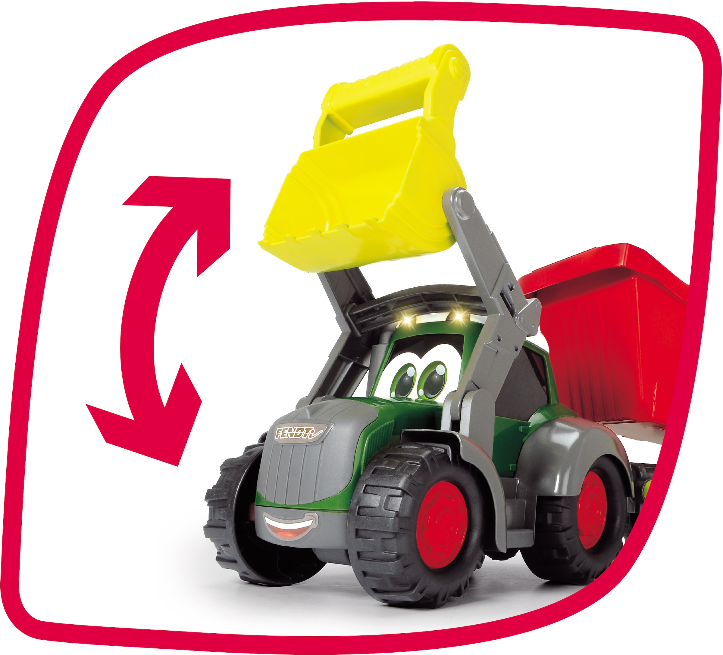 ABC Spielzeug-Traktor »Fendti Farm Trailer«, mit Licht und Sound bei