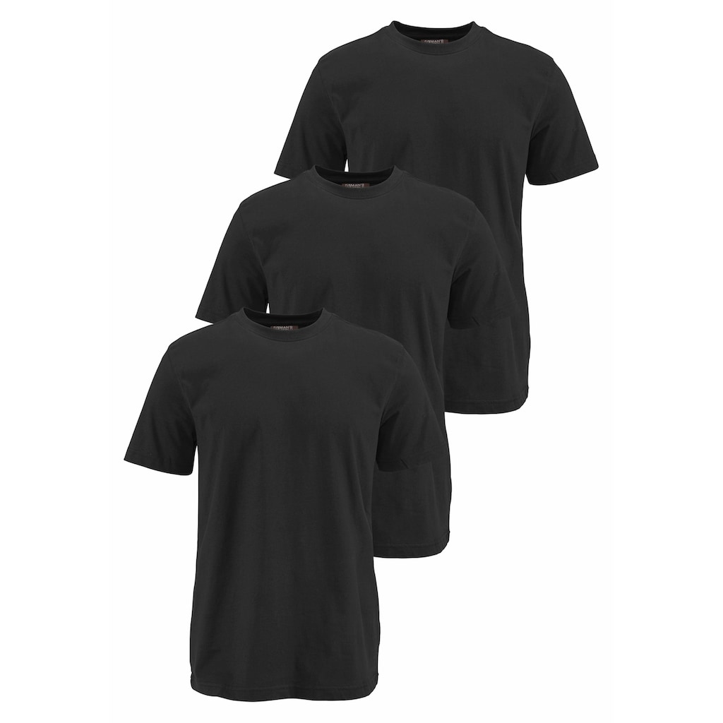 Man's World T-Shirt, (Packung, 3 tlg., 3er-Pack), perfekt als Unterzieh- T-shirt